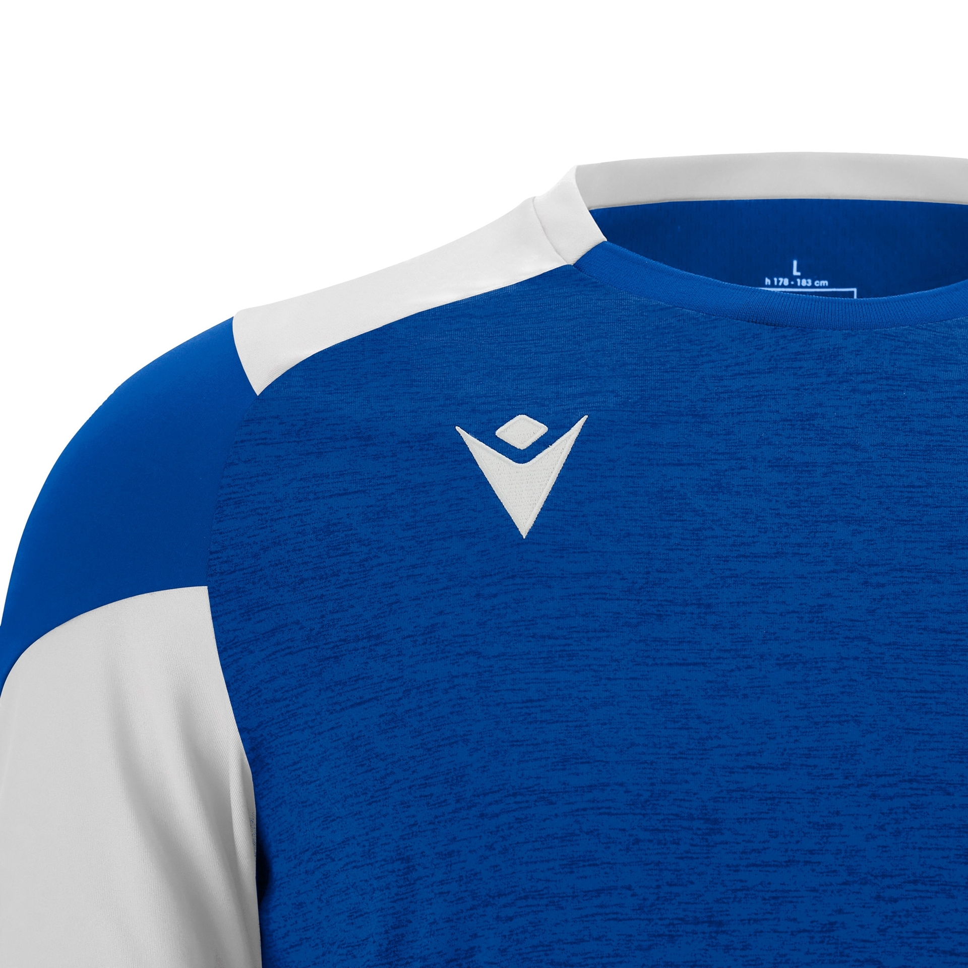 Macron Golem shirt - blauw/wit, foto 4 van 6