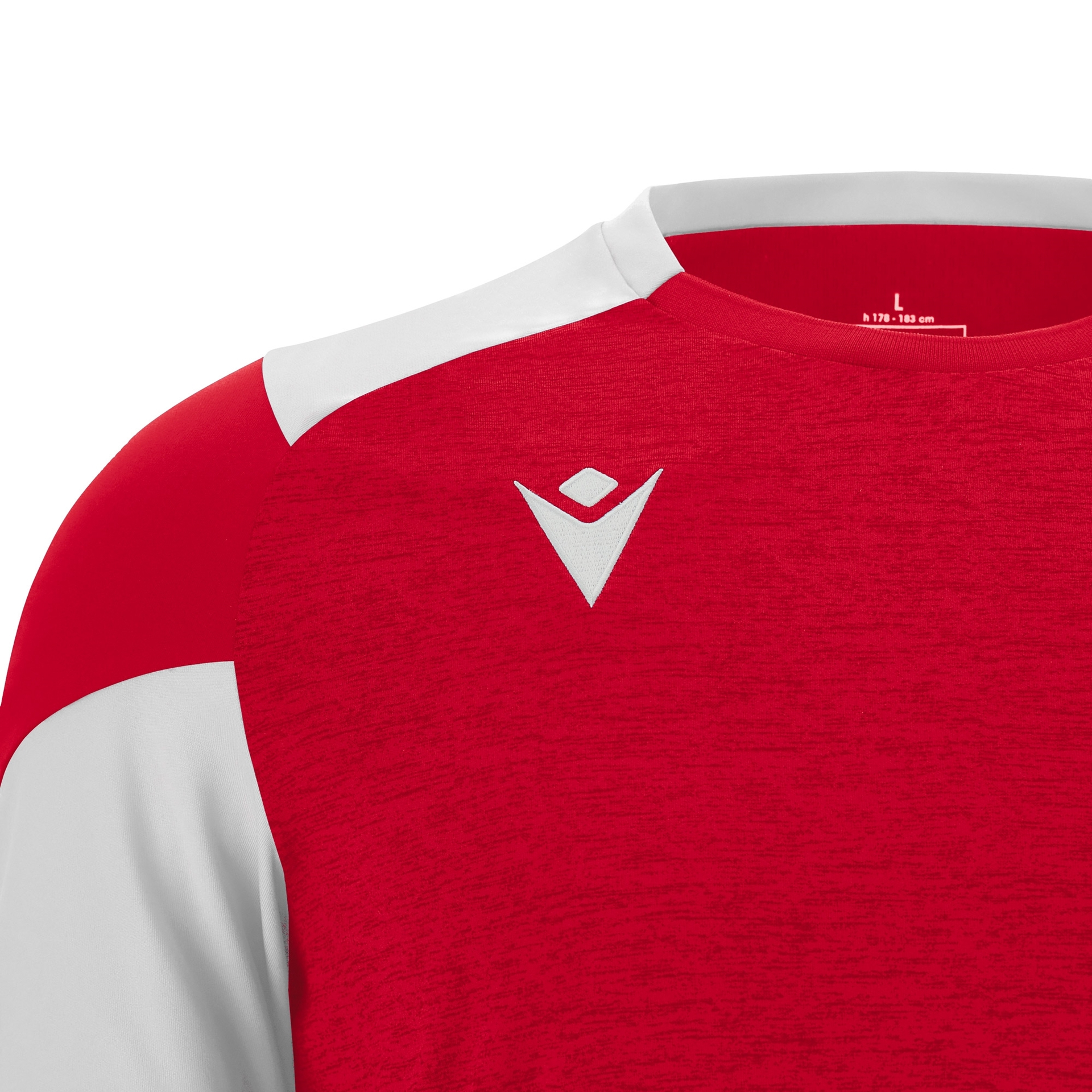 Macron Golem shirt - rood/wit, foto 4 van 6