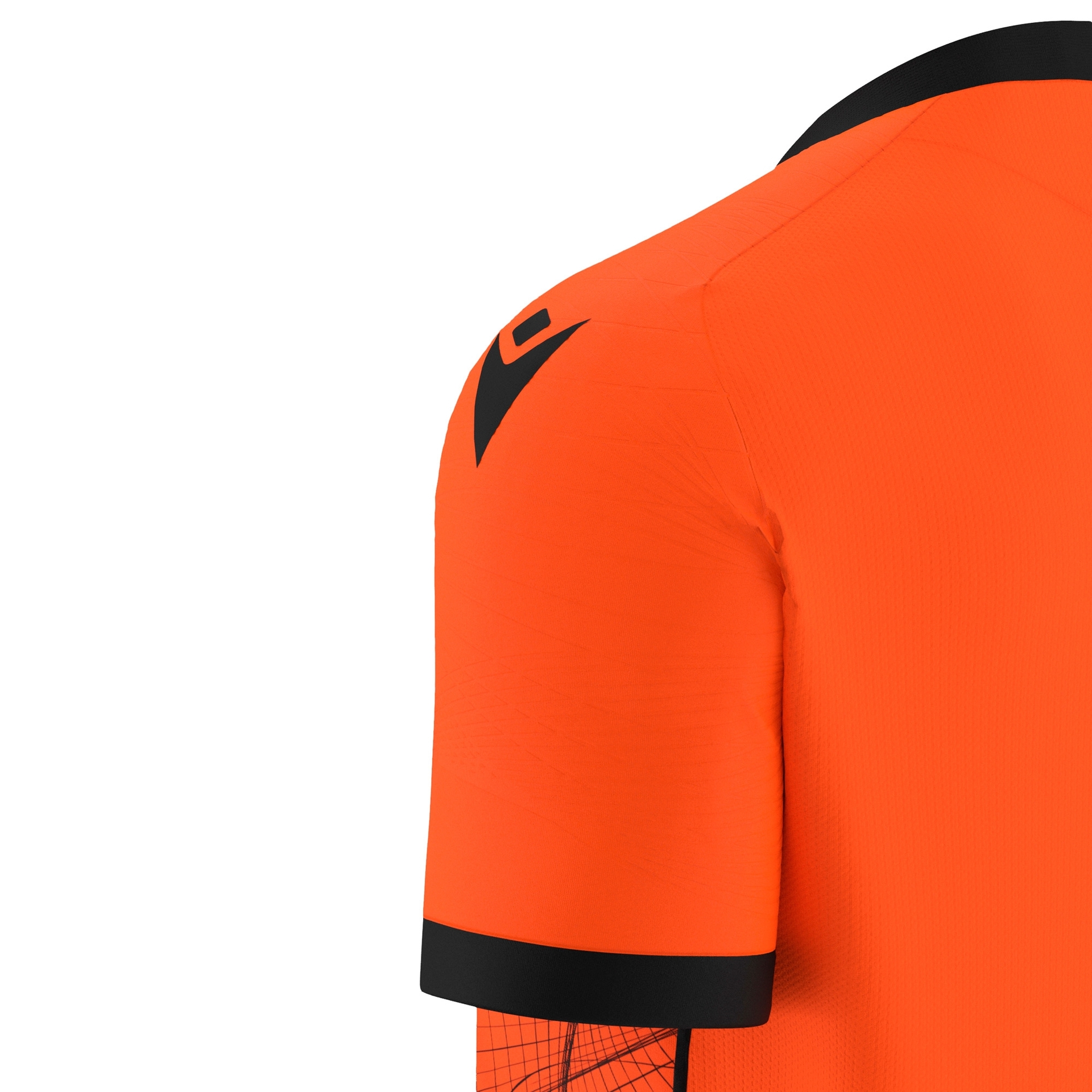 Macron Wyvern shirt - oranje/zwart, foto 5 van 6