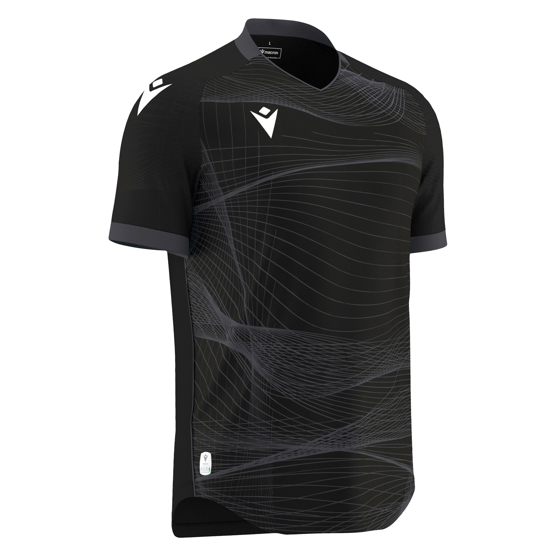 Macron Wyvern shirt - zwart/antraciet, foto 2 van 6