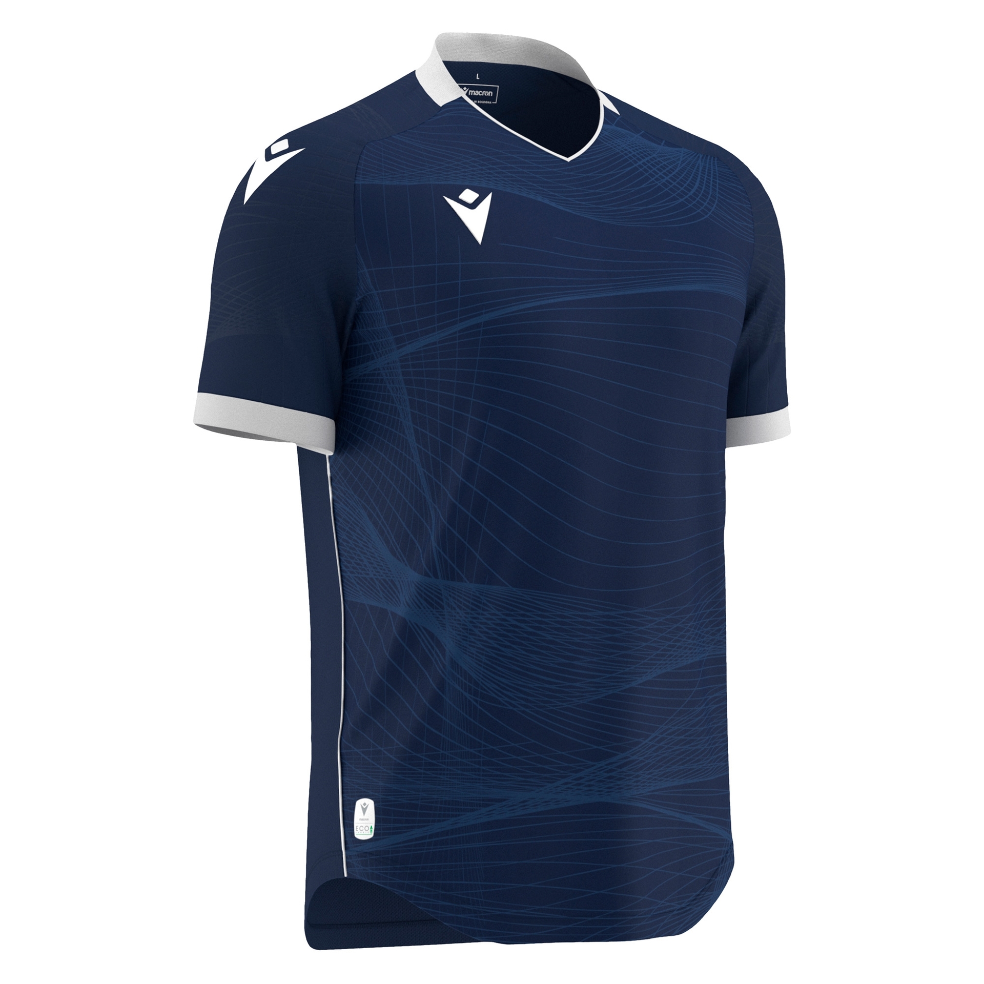 Macron Wyvern shirt - navy/wit, foto 2 van 6
