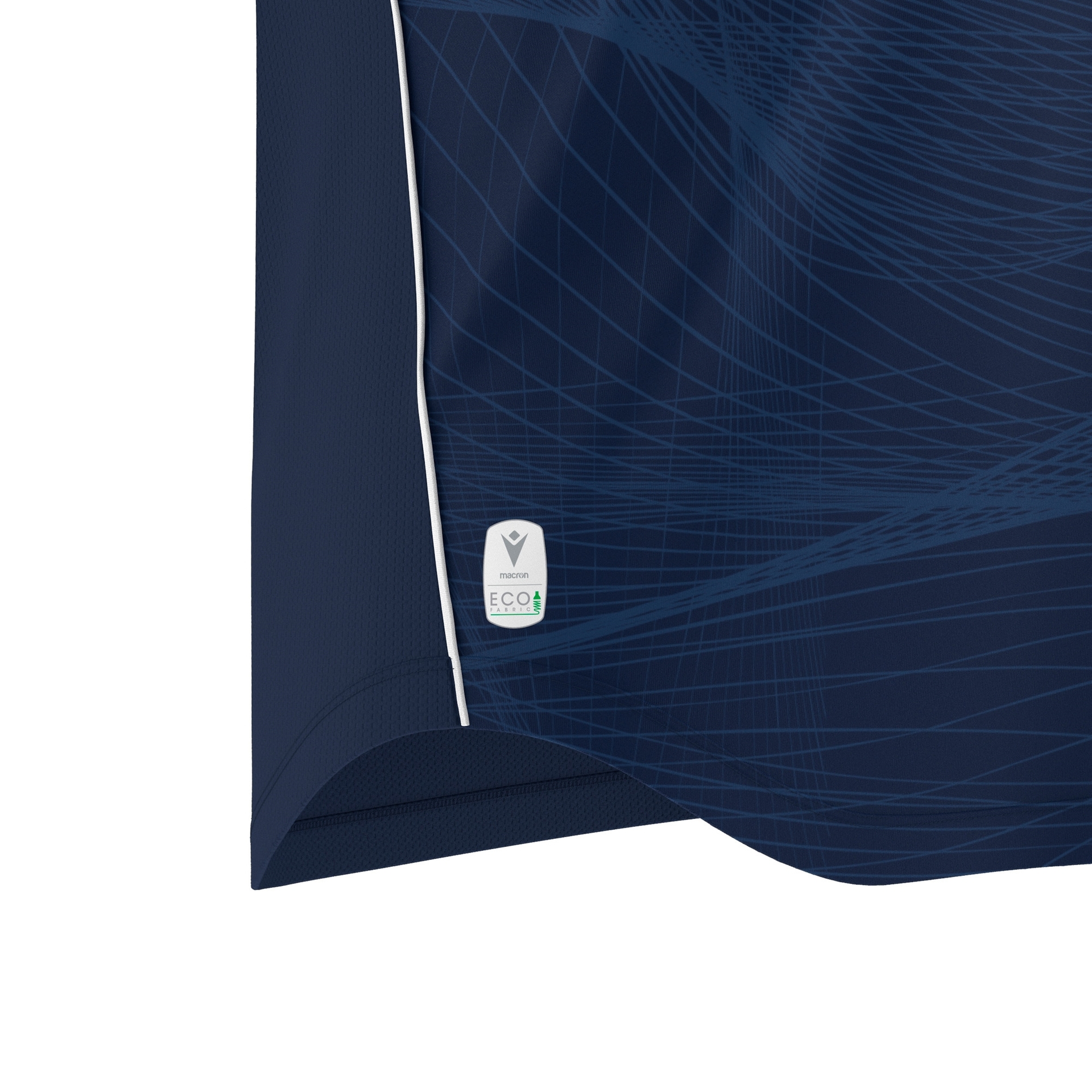 Macron Wyvern shirt - navy/wit, foto 6 van 6