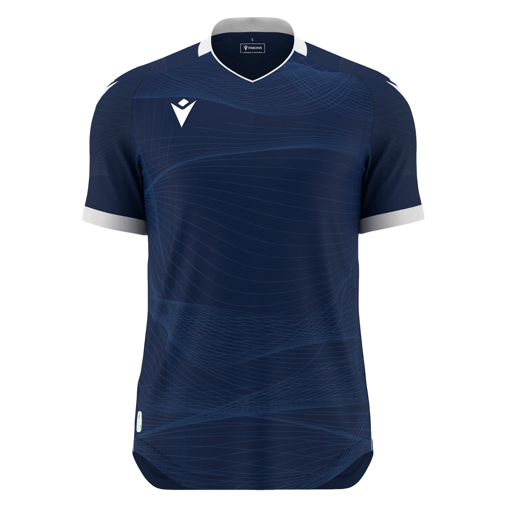 Macron Wyvern shirt - navy/wit
