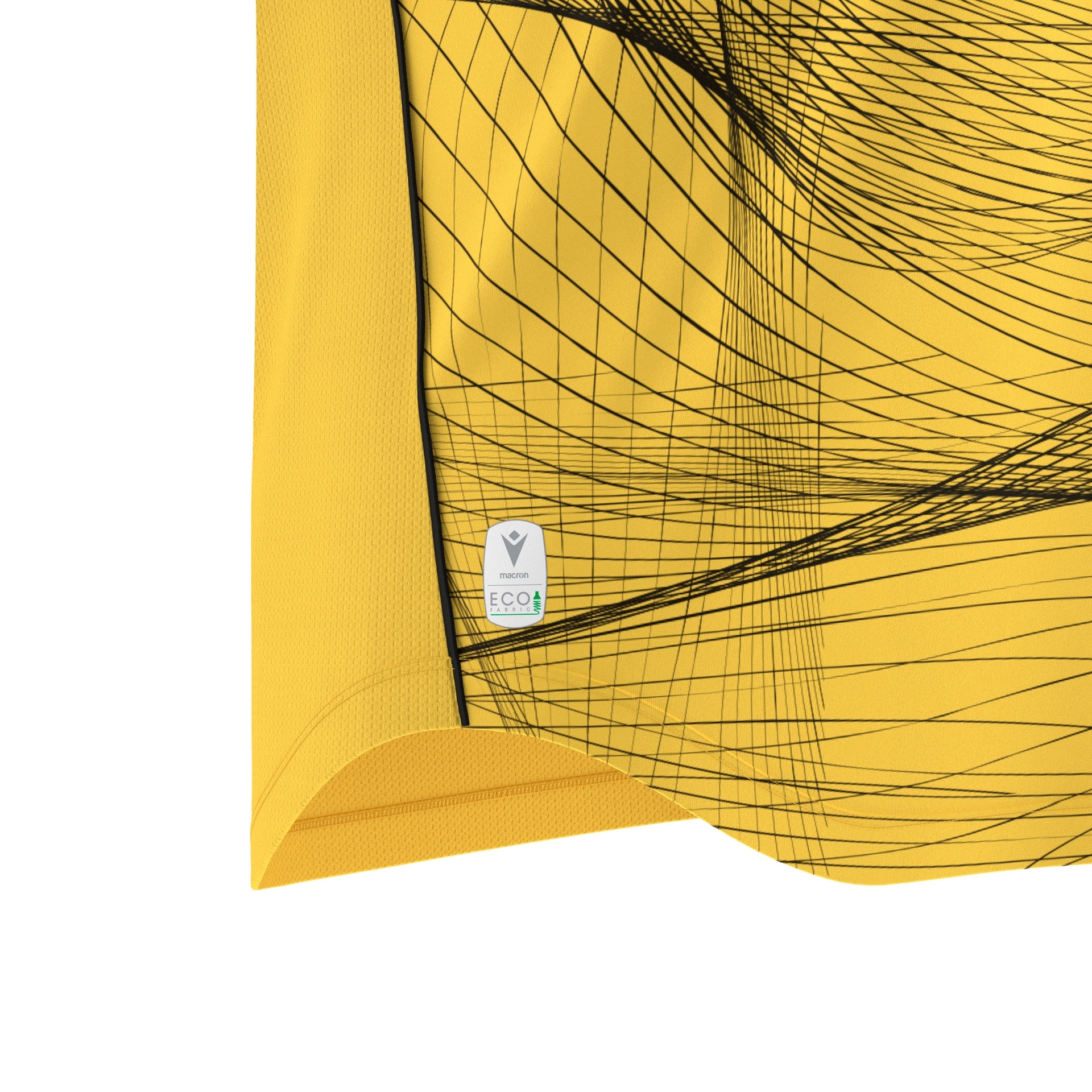 Macron Wyvern shirt - geel/zwart, foto 6 van 6