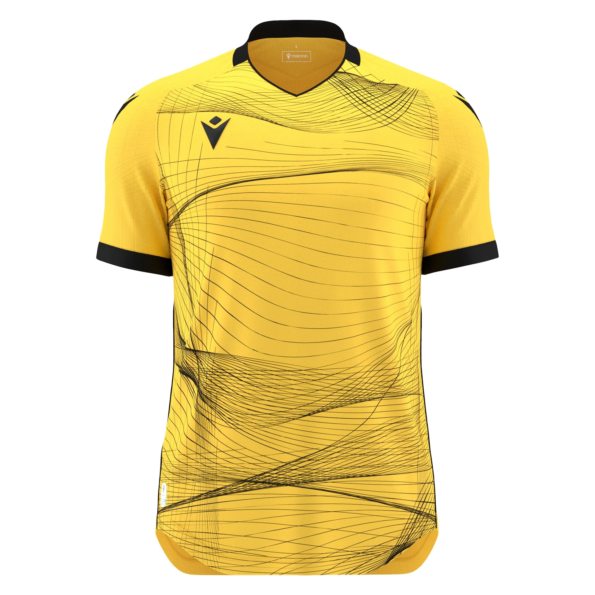 Macron Wyvern shirt - geel/zwart