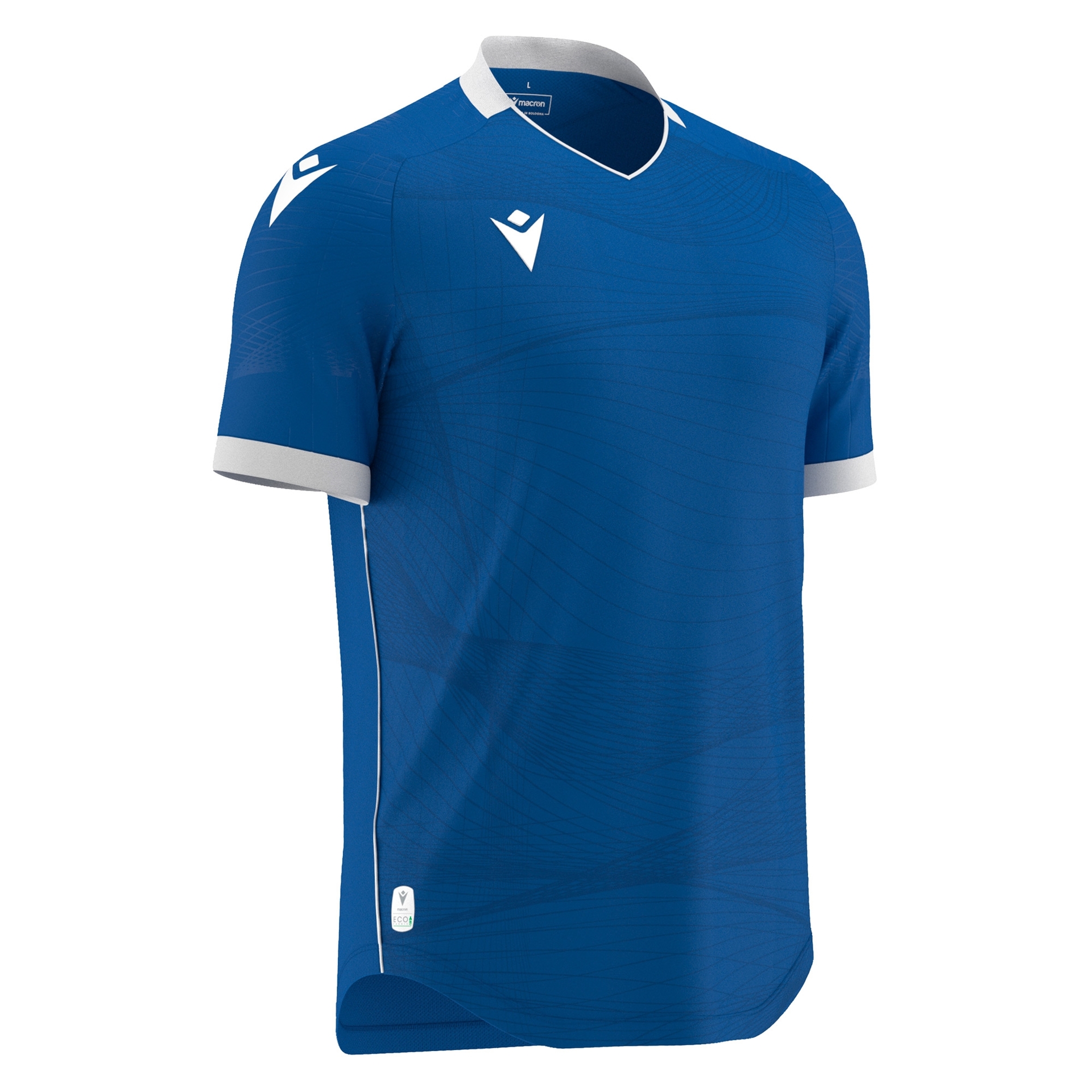 Macron Wyvern shirt - blauw/wit, foto 2 van 6