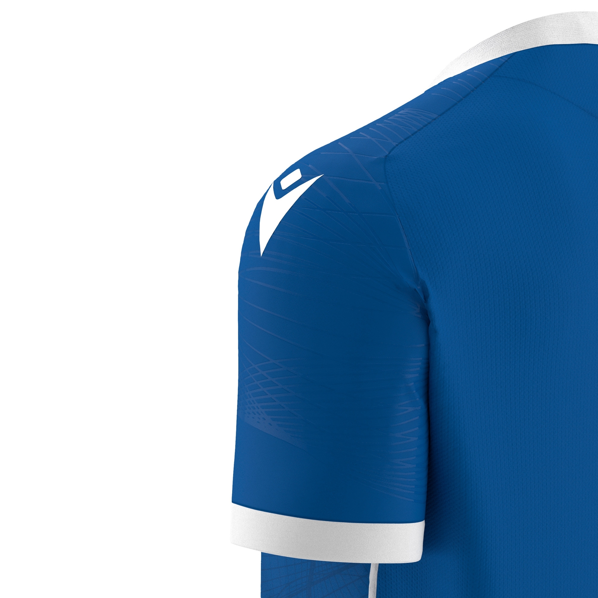 Macron Wyvern shirt - blauw/wit, foto 5 van 6