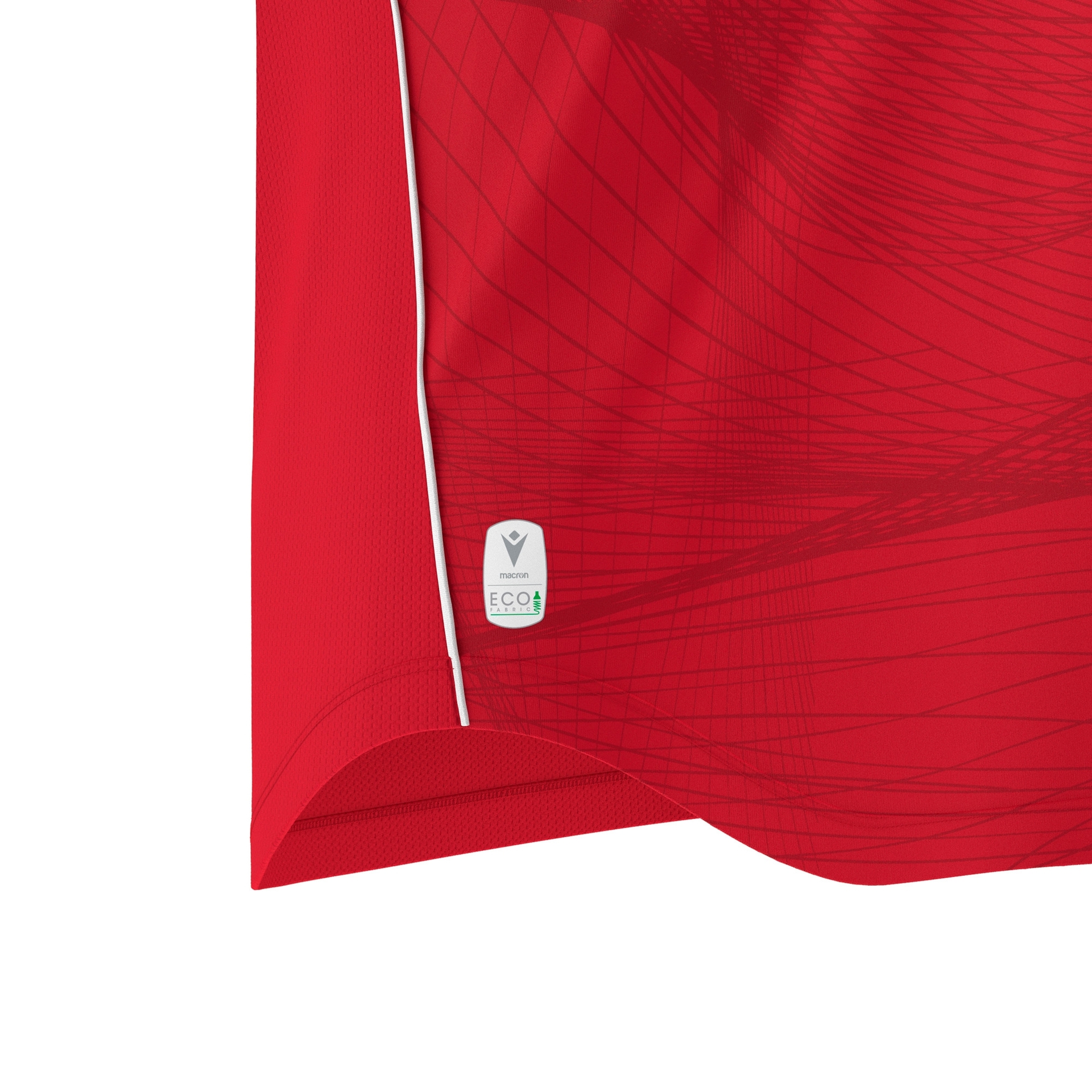 Macron Wyvern shirt - rood/wit, foto 6 van 6