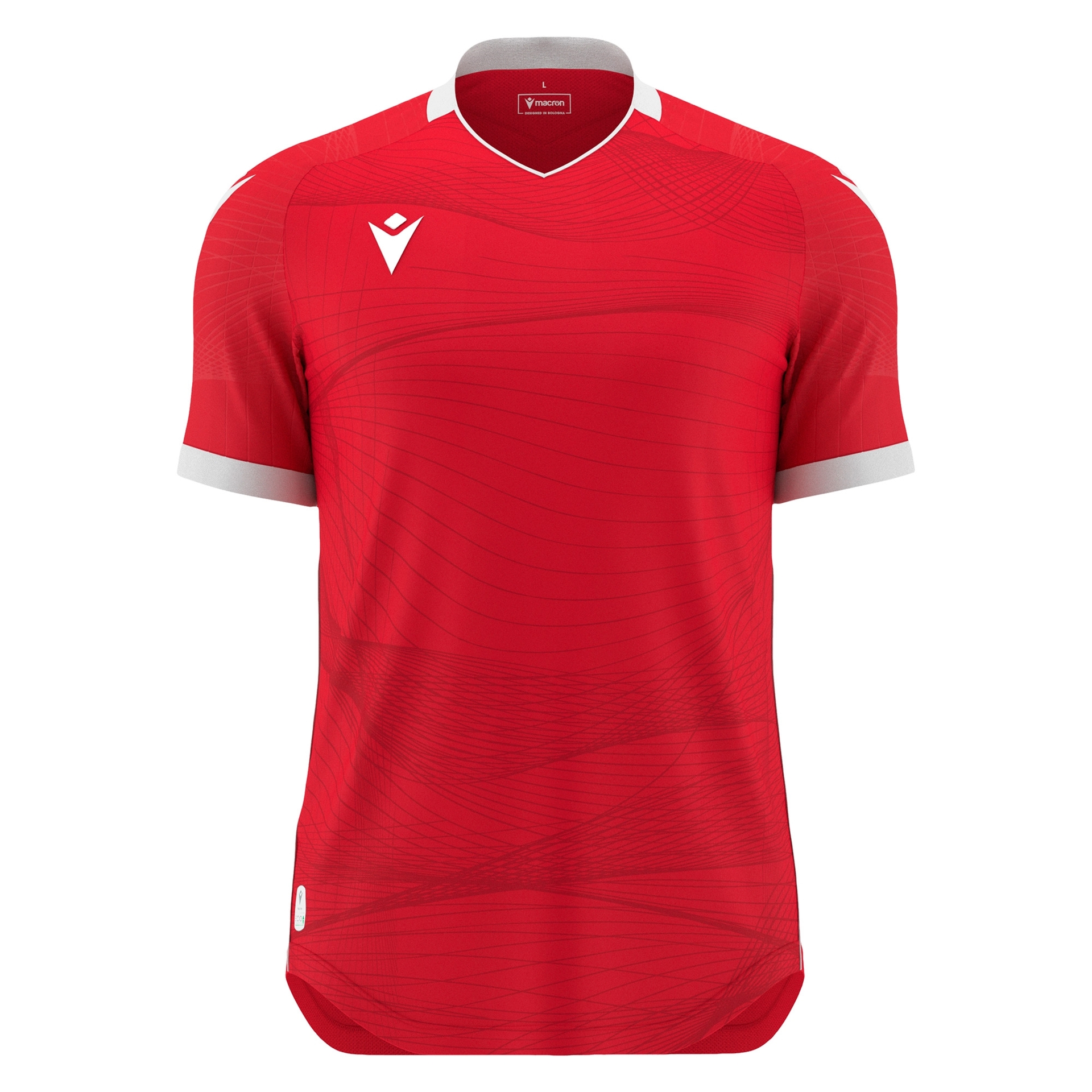 Macron Wyvern shirt - rood/wit