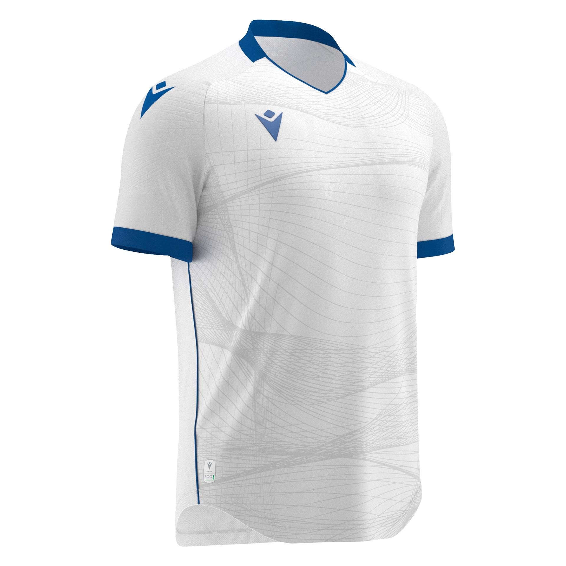 Macron Wyvern shirt - wit/blauw, foto 2 van 6