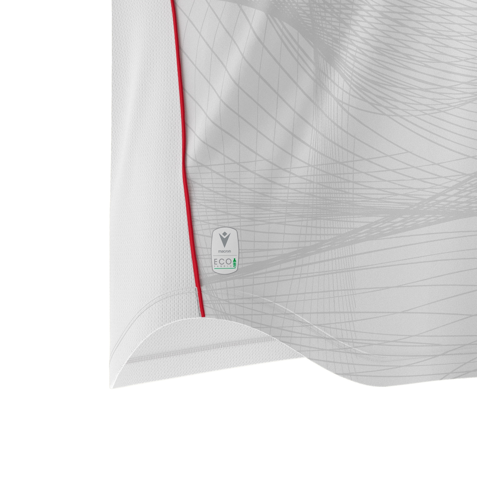 Macron Wyvern shirt - wit/rood, foto 6 van 6