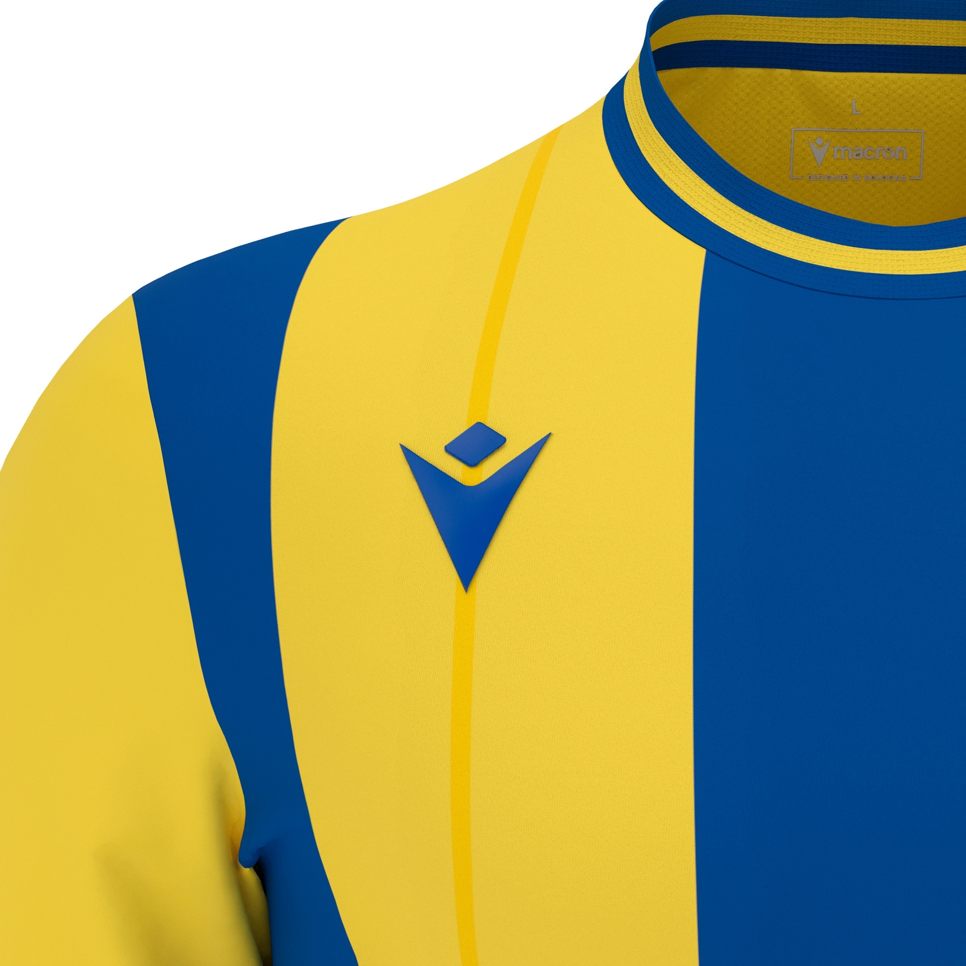 Macron Propus shirt - geel/blauw, foto 3 van 6