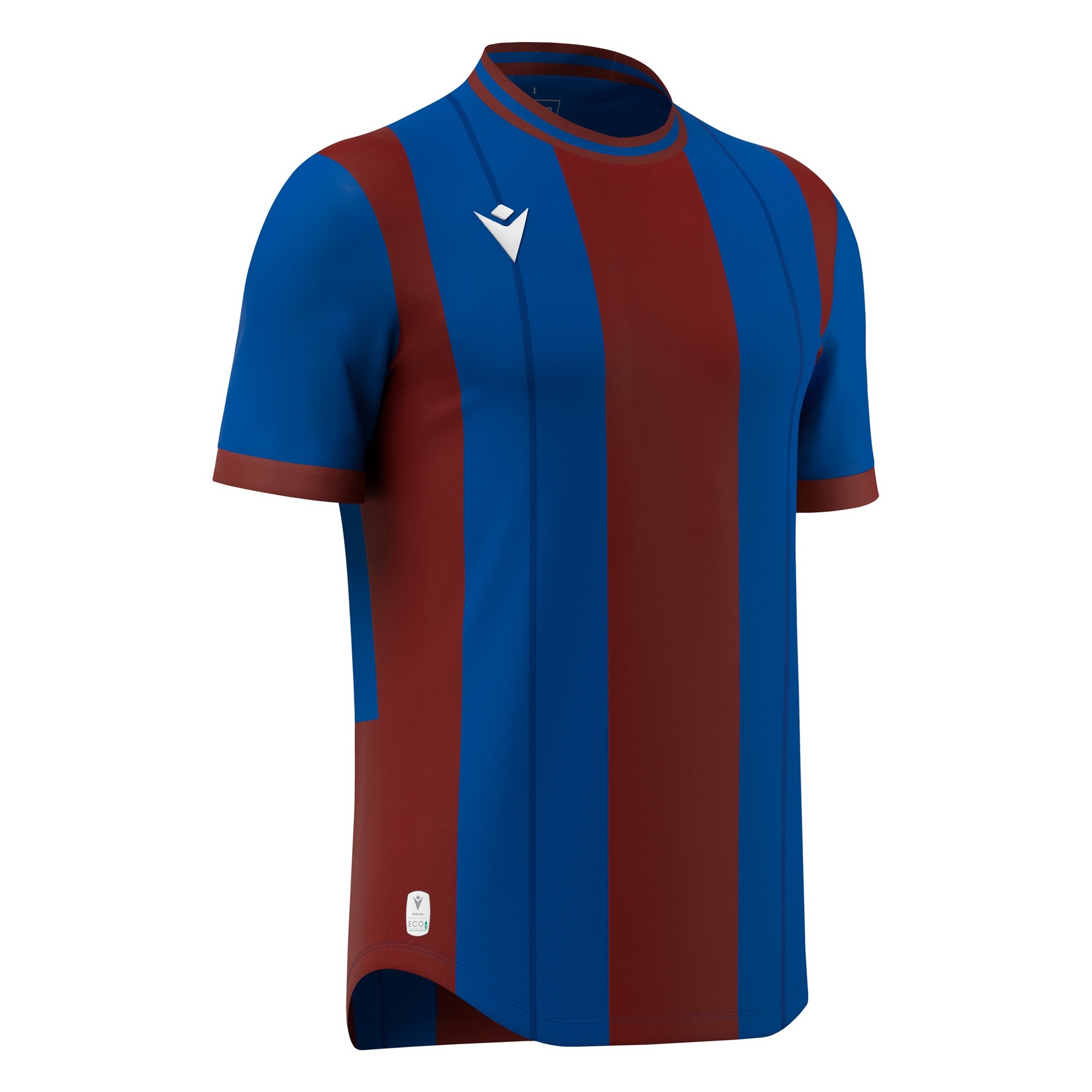 Macron Propus shirt - blauw/bordeaux rood, foto 2 van 6
