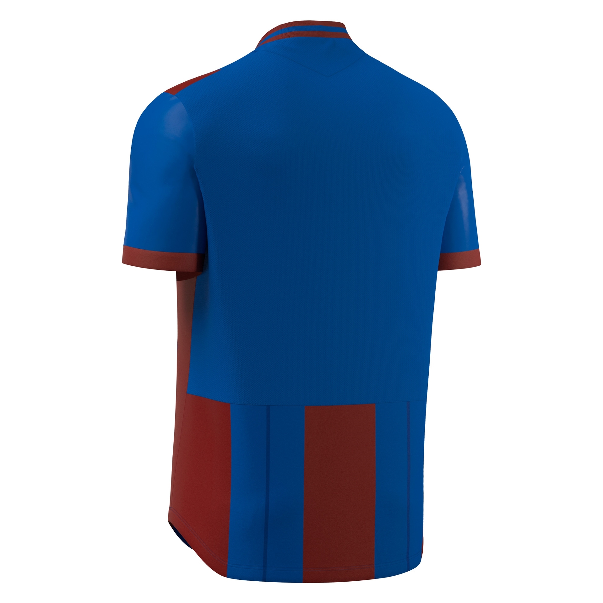 Macron Propus shirt - blauw/bordeaux rood, foto 4 van 6