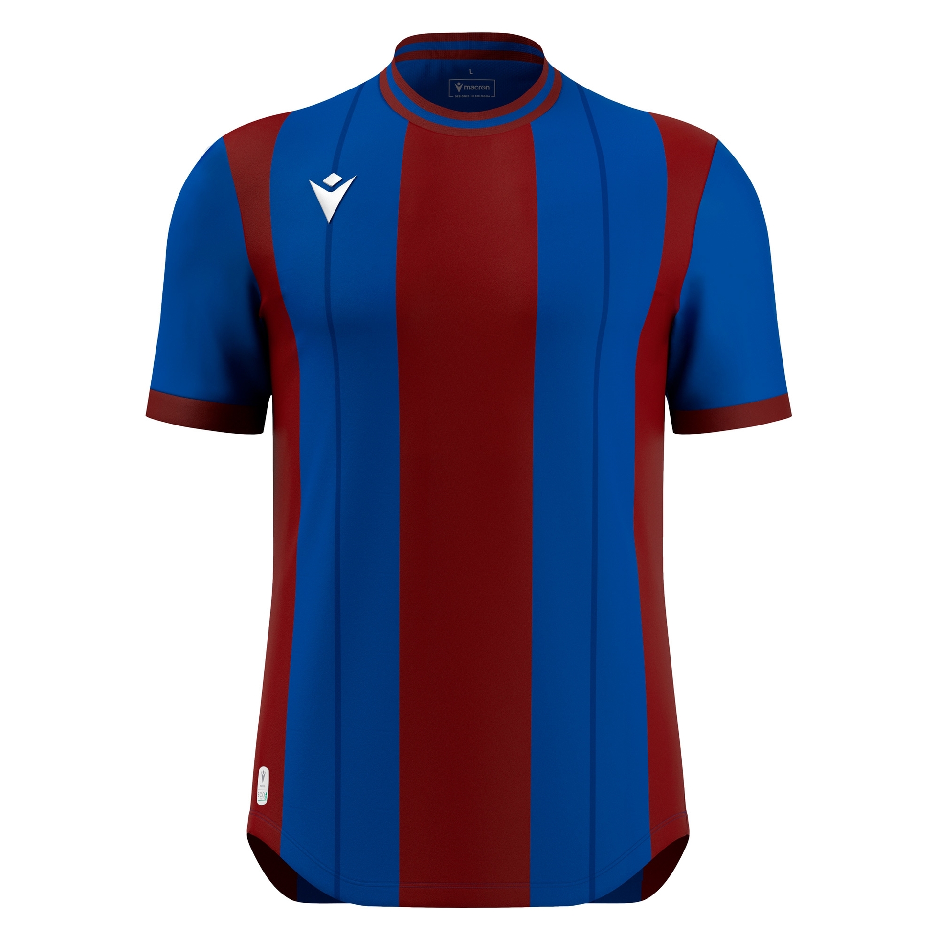 Macron Propus shirt - blauw/bordeaux rood