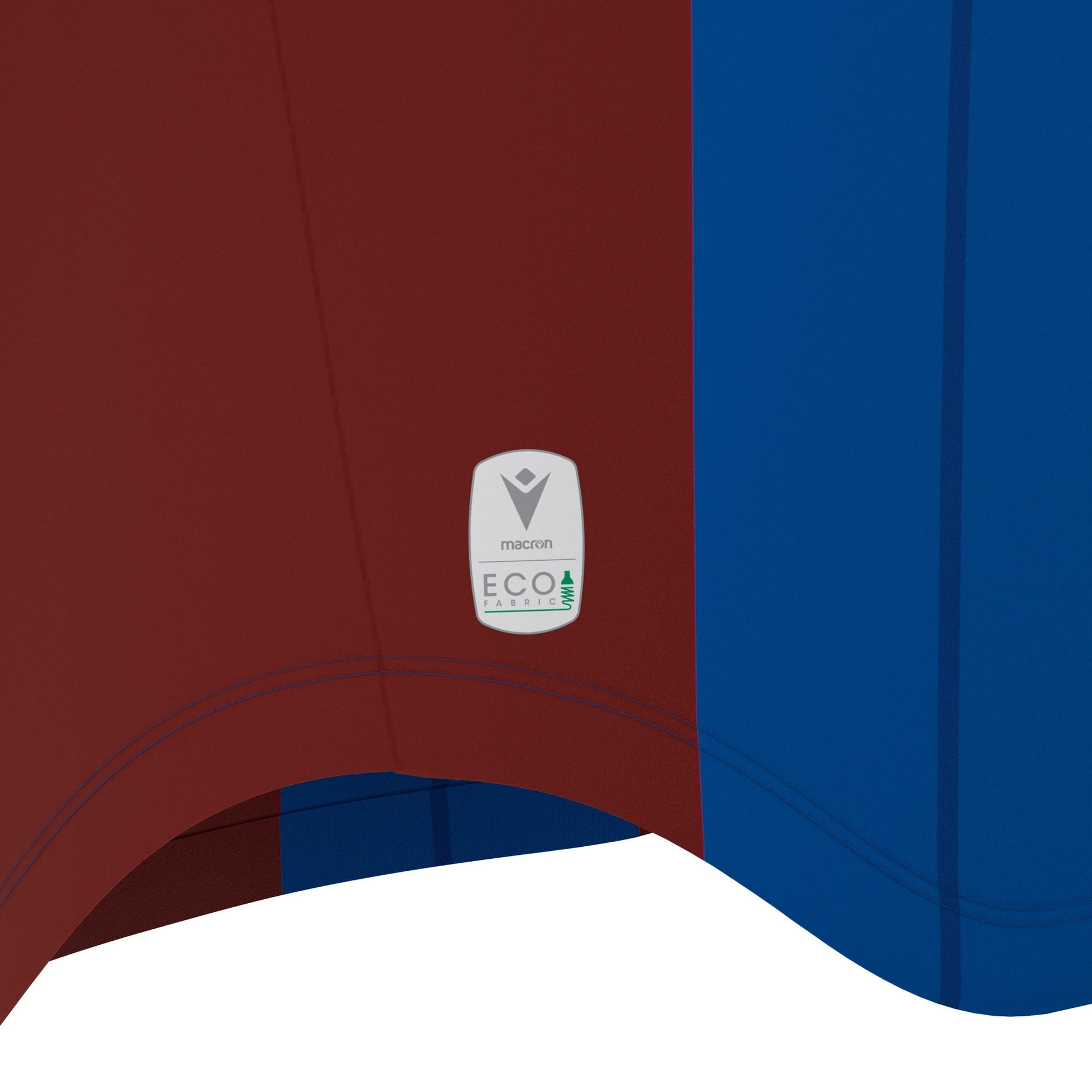 Macron Propus shirt - blauw/bordeaux rood, foto 5 van 6