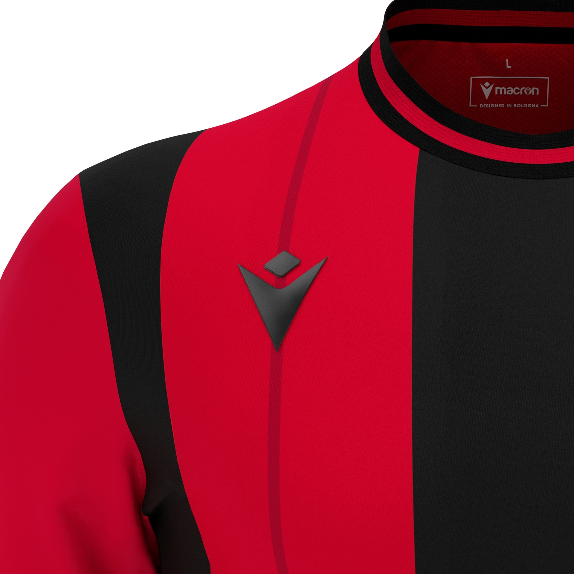 Macron Propus shirt - rood/zwart, foto 3 van 6