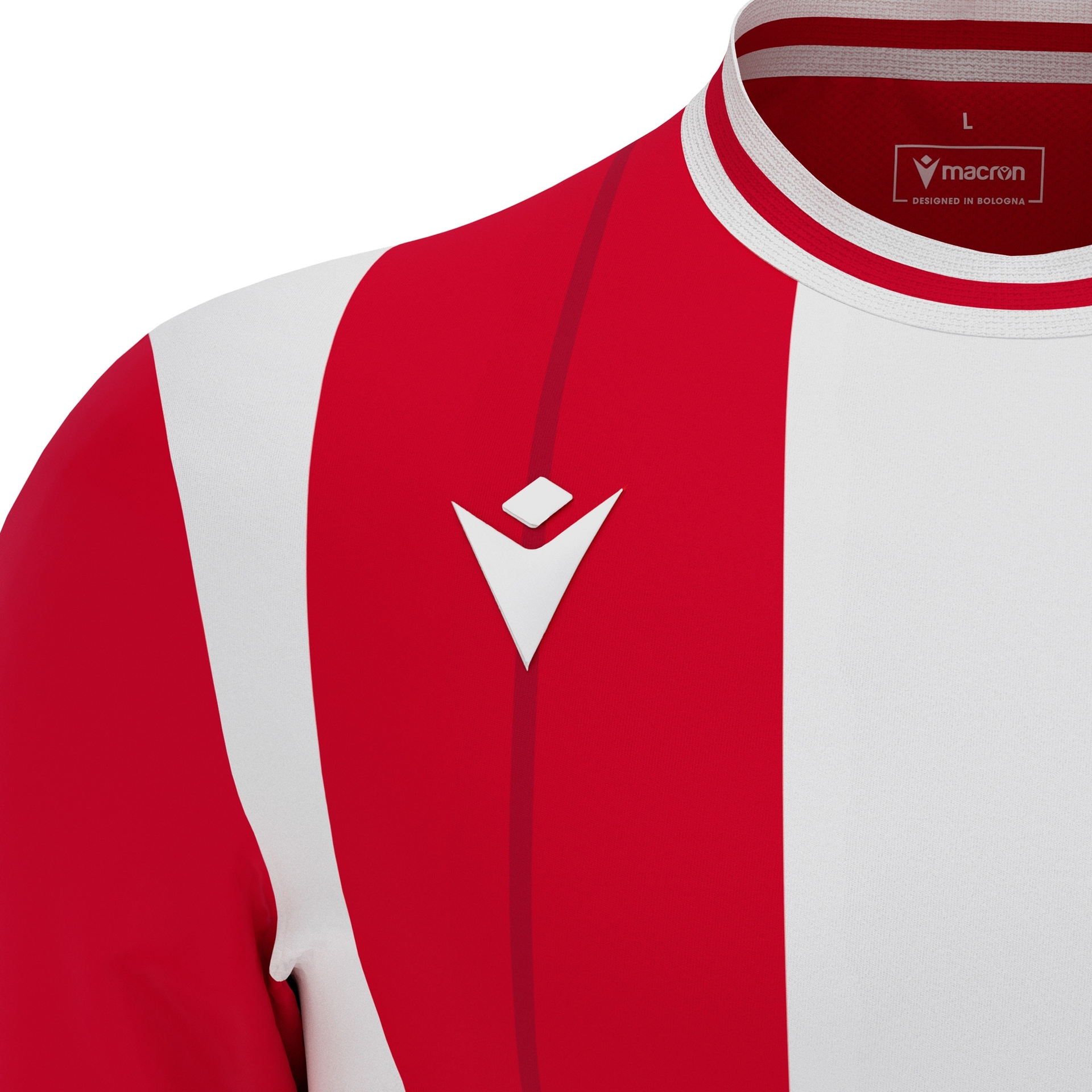 Macron Propus shirt - rood/wit, foto 3 van 6