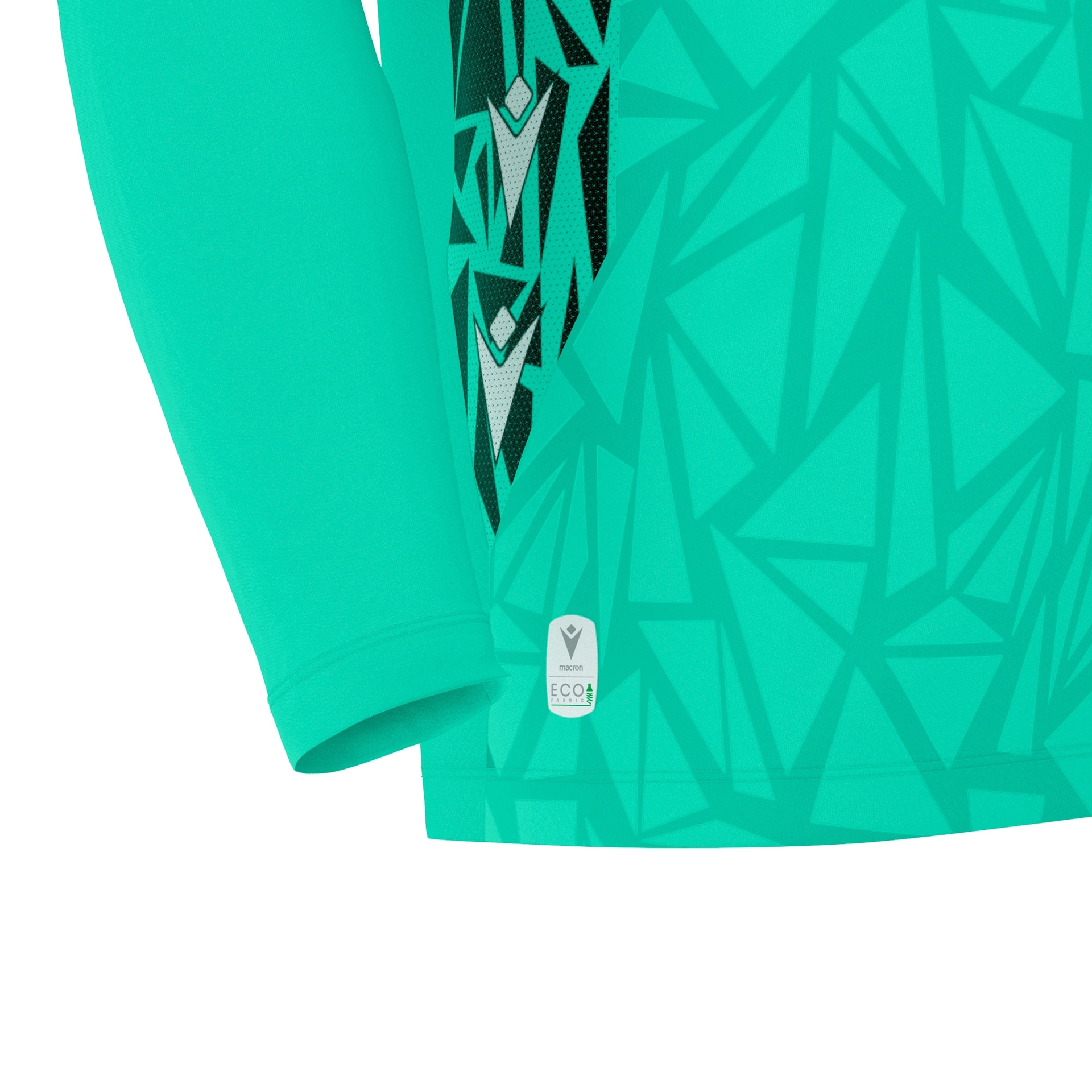Macron Corvus keepersshirt - turquoise/zwart, foto 5 van 6