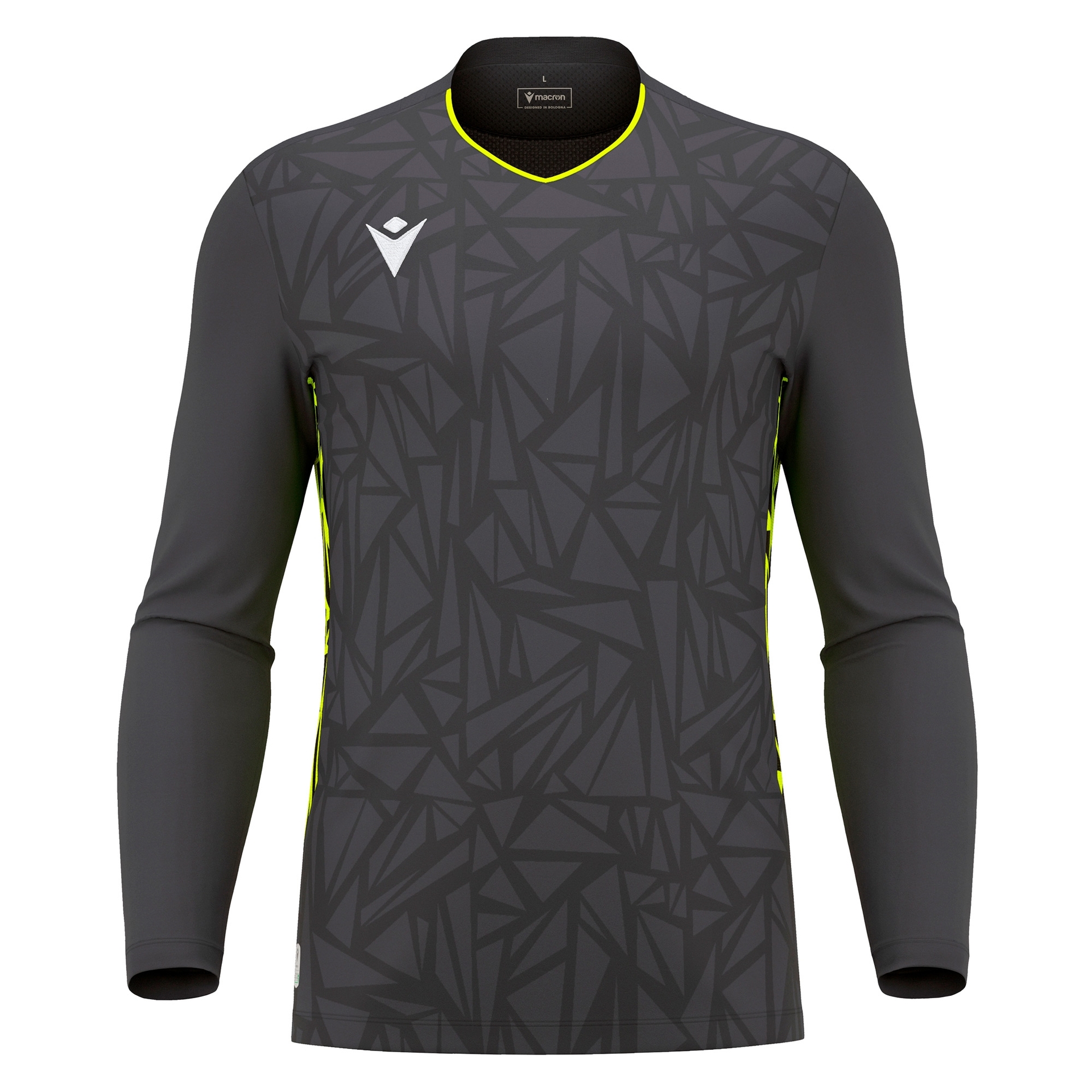 Macron Corvus keepersshirt - antraciet/geel