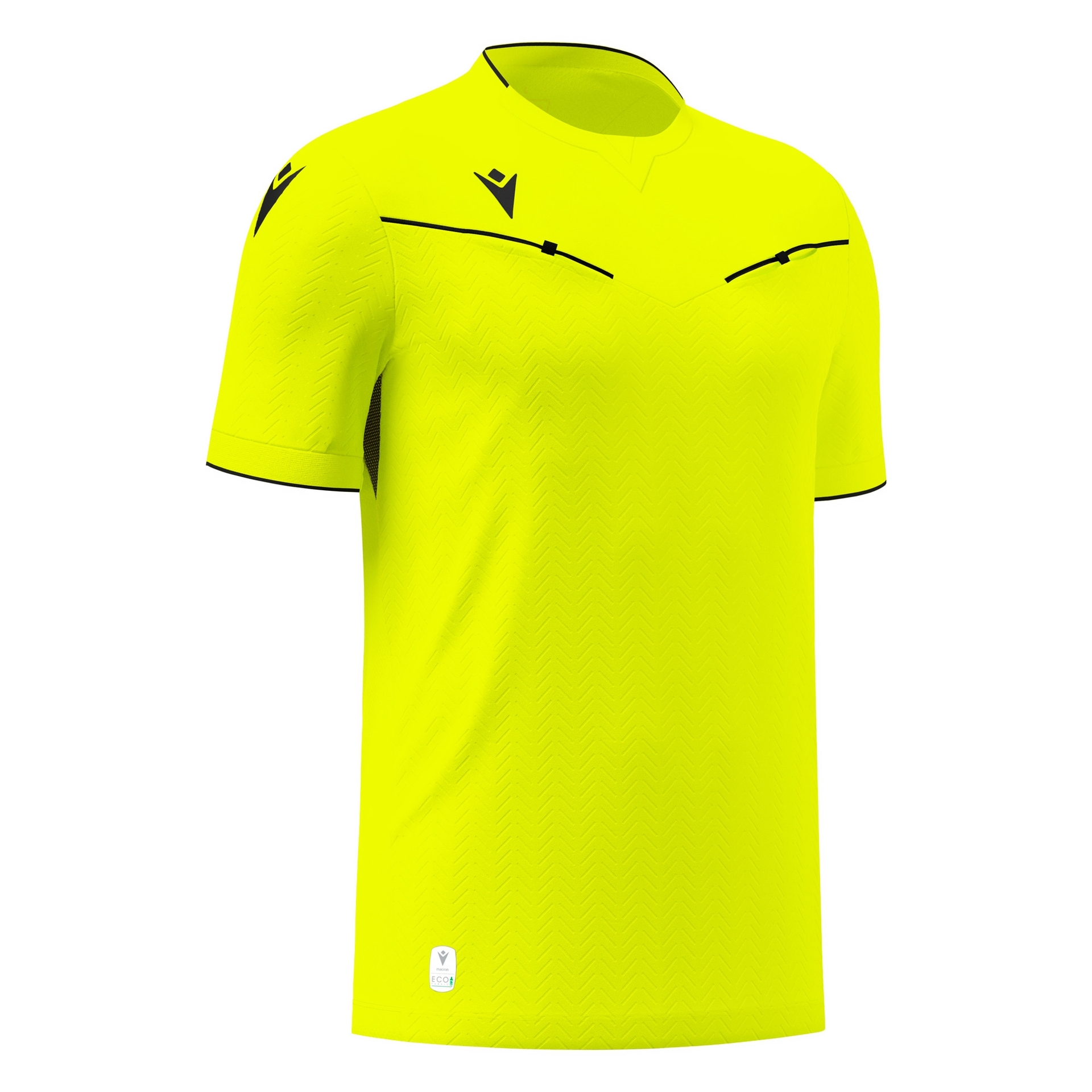 Macron Ponnet scheidsrechtersshirt - neon geel, foto 2 van 6