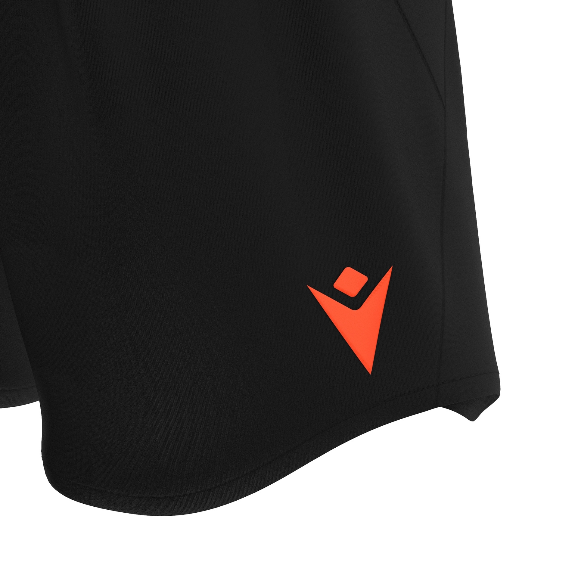 Macron Shen short - zwart/oranje, foto 3 van 5