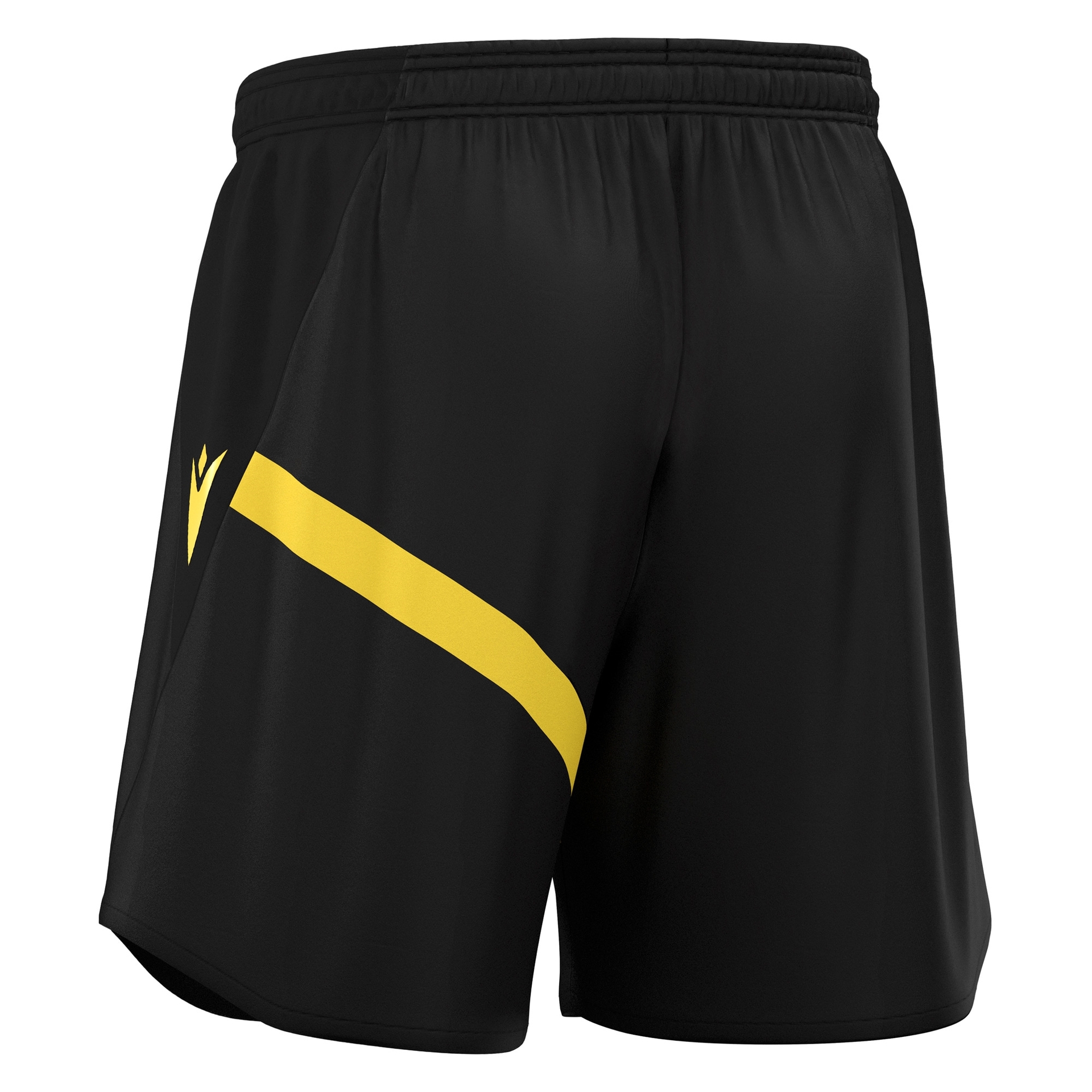 Macron Shen short - zwart/geel, foto 2 van 5