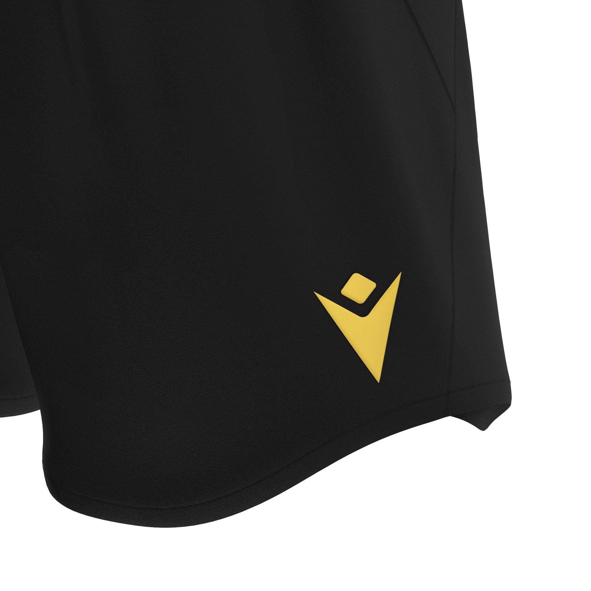 Macron Shen short - zwart/geel, foto 3 van 5