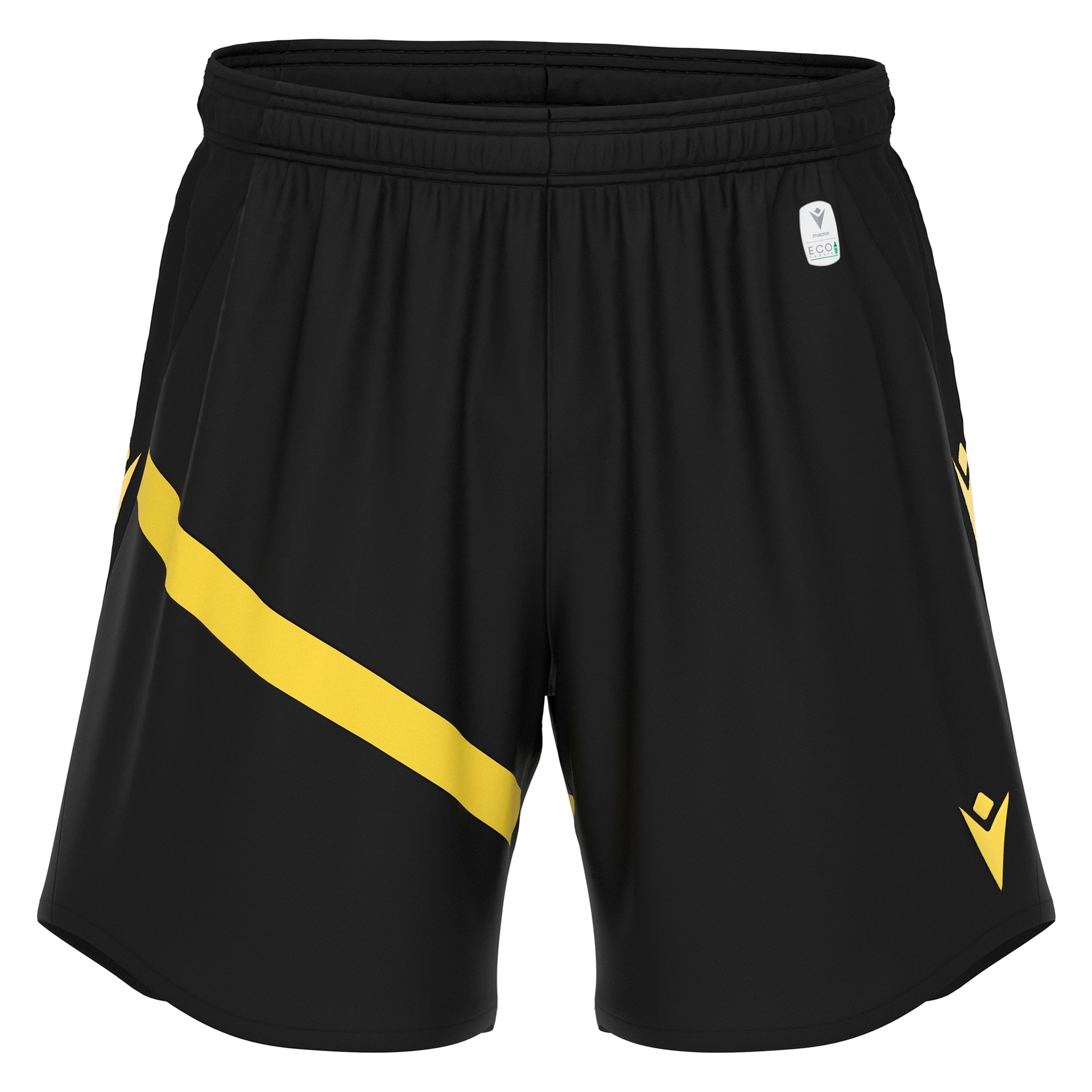 Macron Shen short - zwart/geel, foto 4 van 5