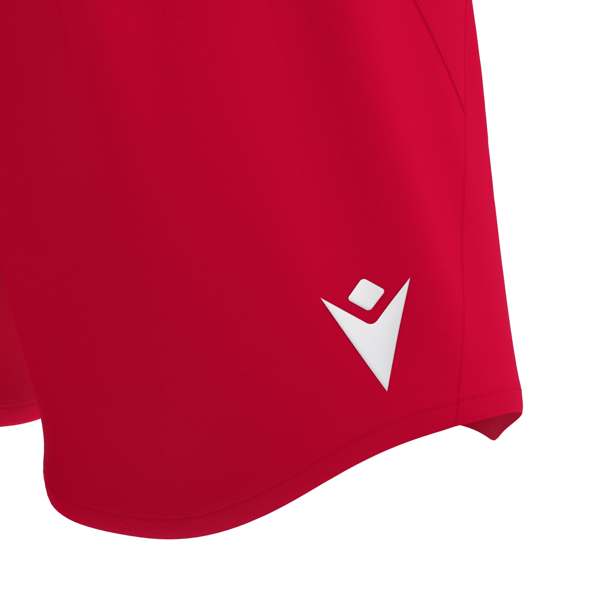 Macron Shen short - rood/wit, foto 3 van 5