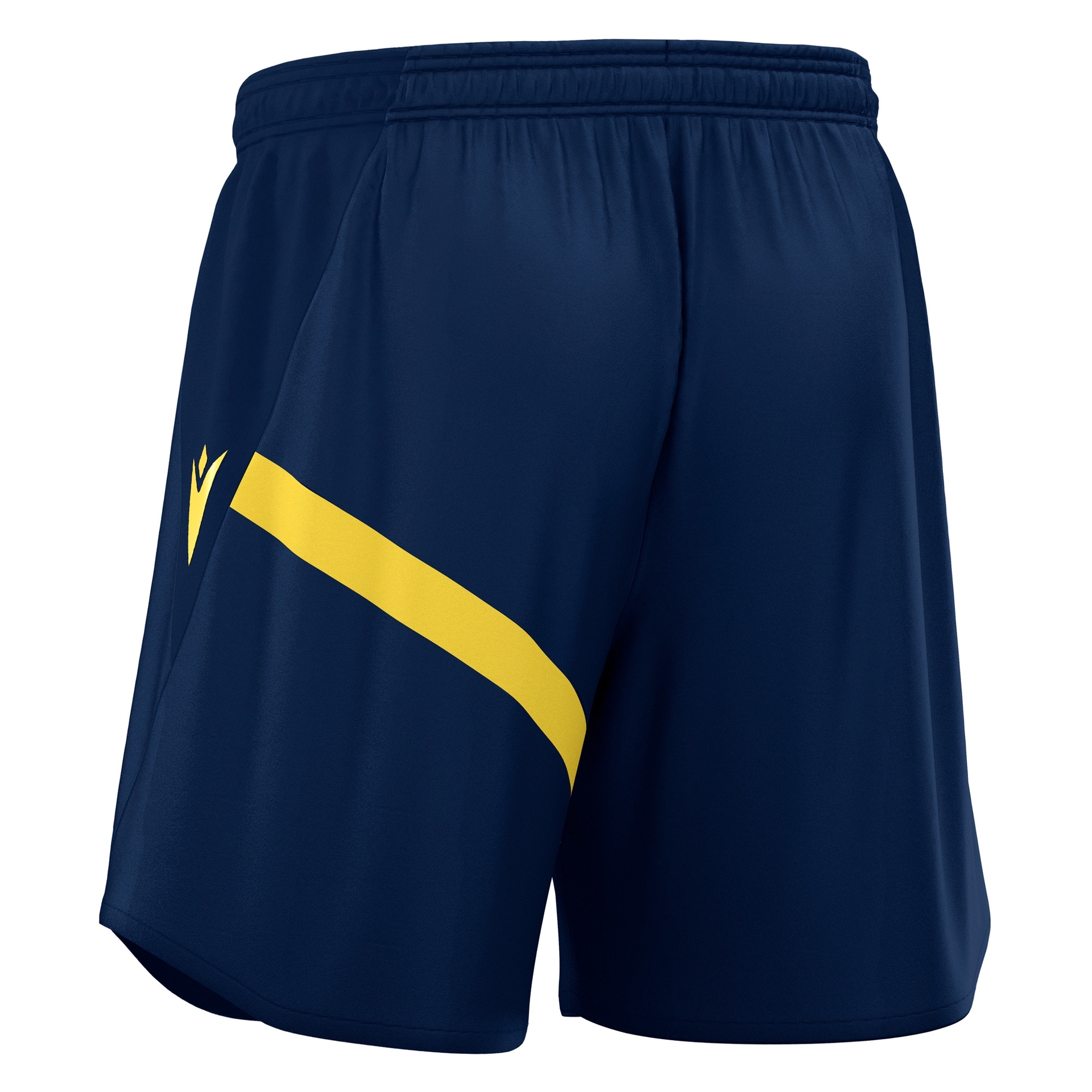 Macron Shen short - navy/geel, foto 2 van 5