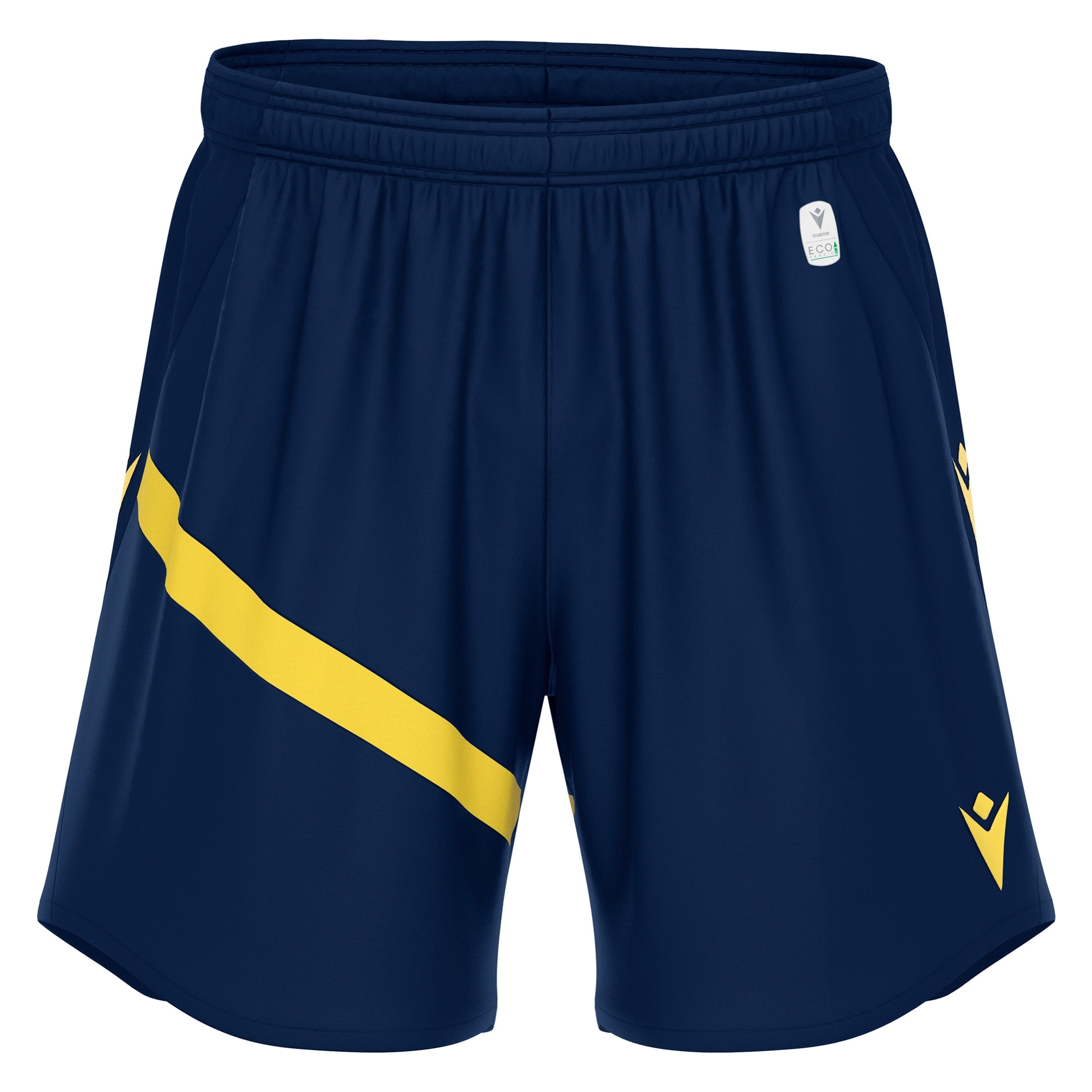 Macron Shen short - navy/geel, foto 4 van 5