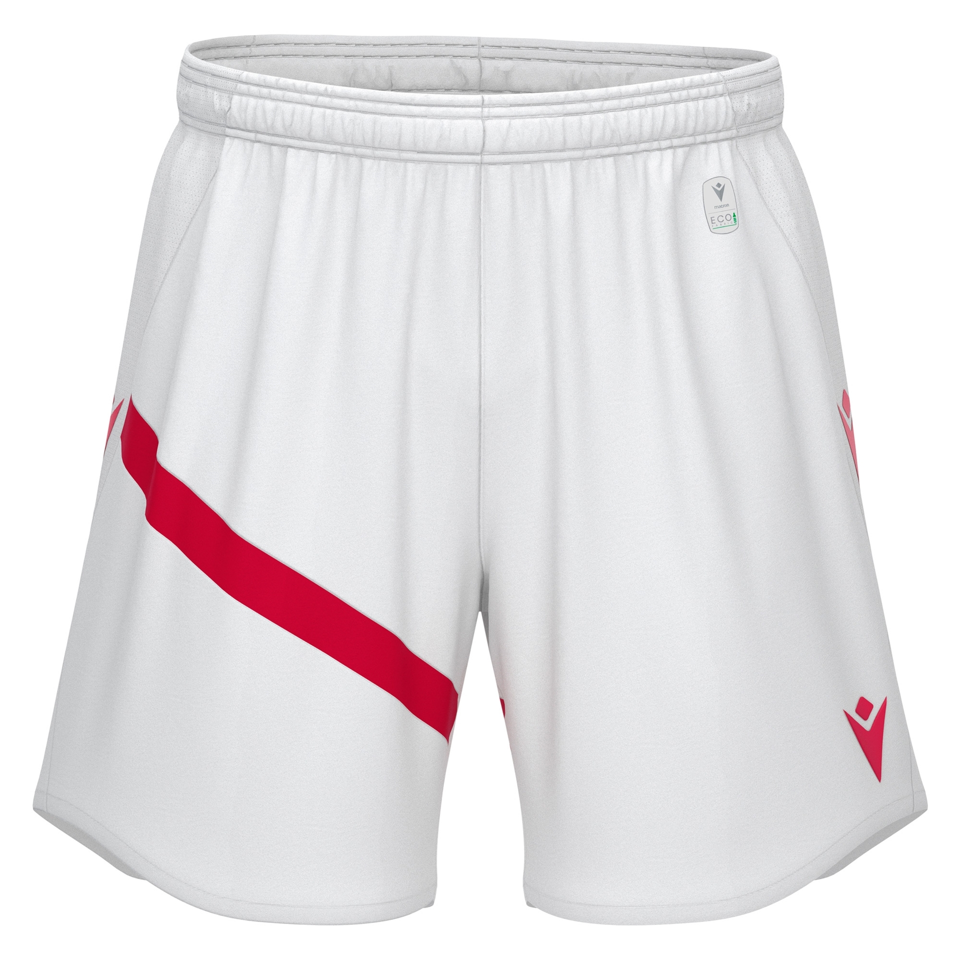Macron Shen short - wit/rood, foto 4 van 5