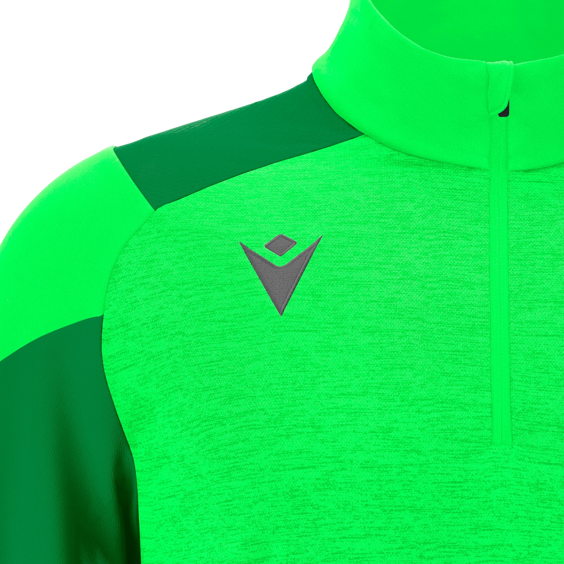 Macron Cuzco 1/4 Zip Top - neon groen, foto 4 van 5
