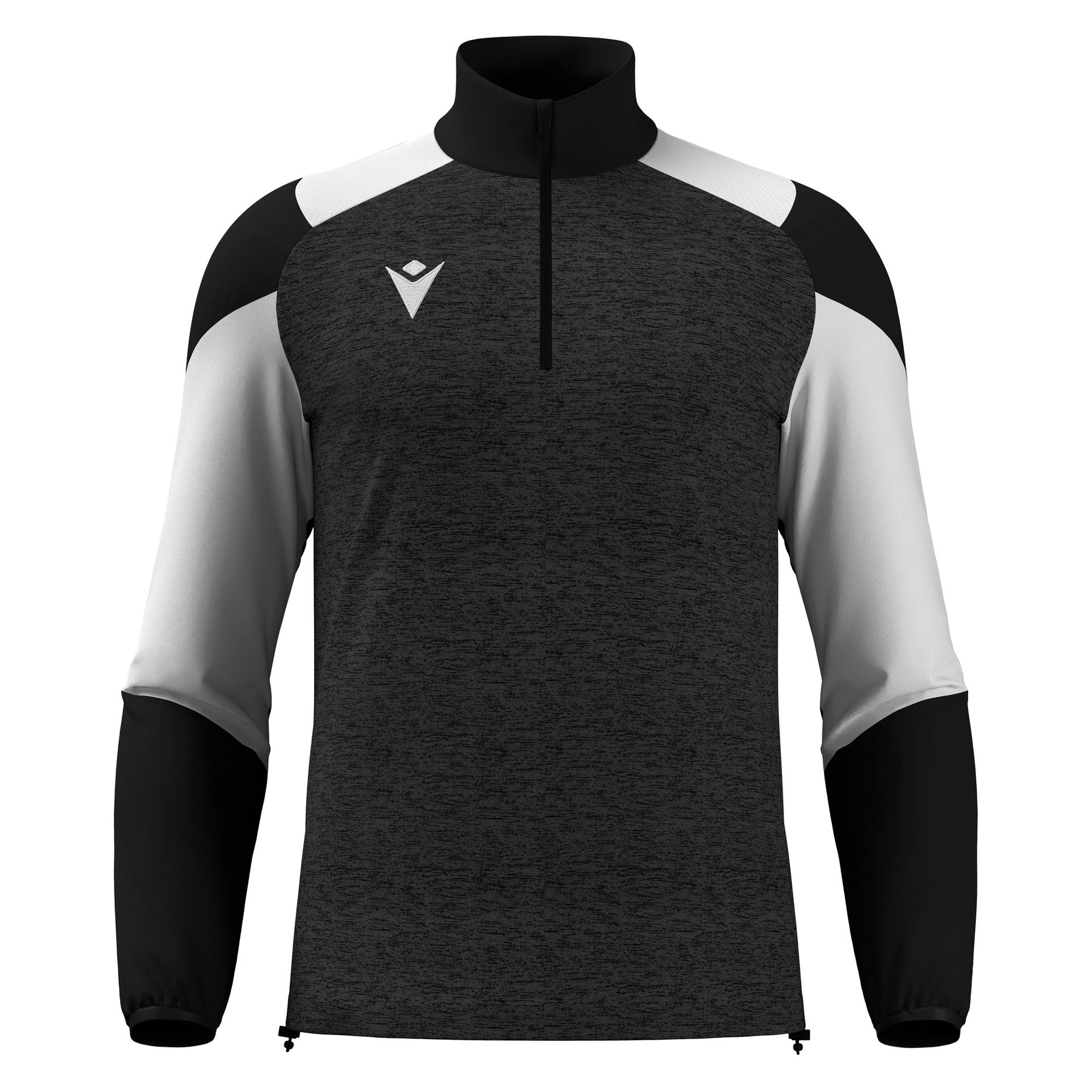 Macron Cuzco 1/4 Zip Top - zwart/wit