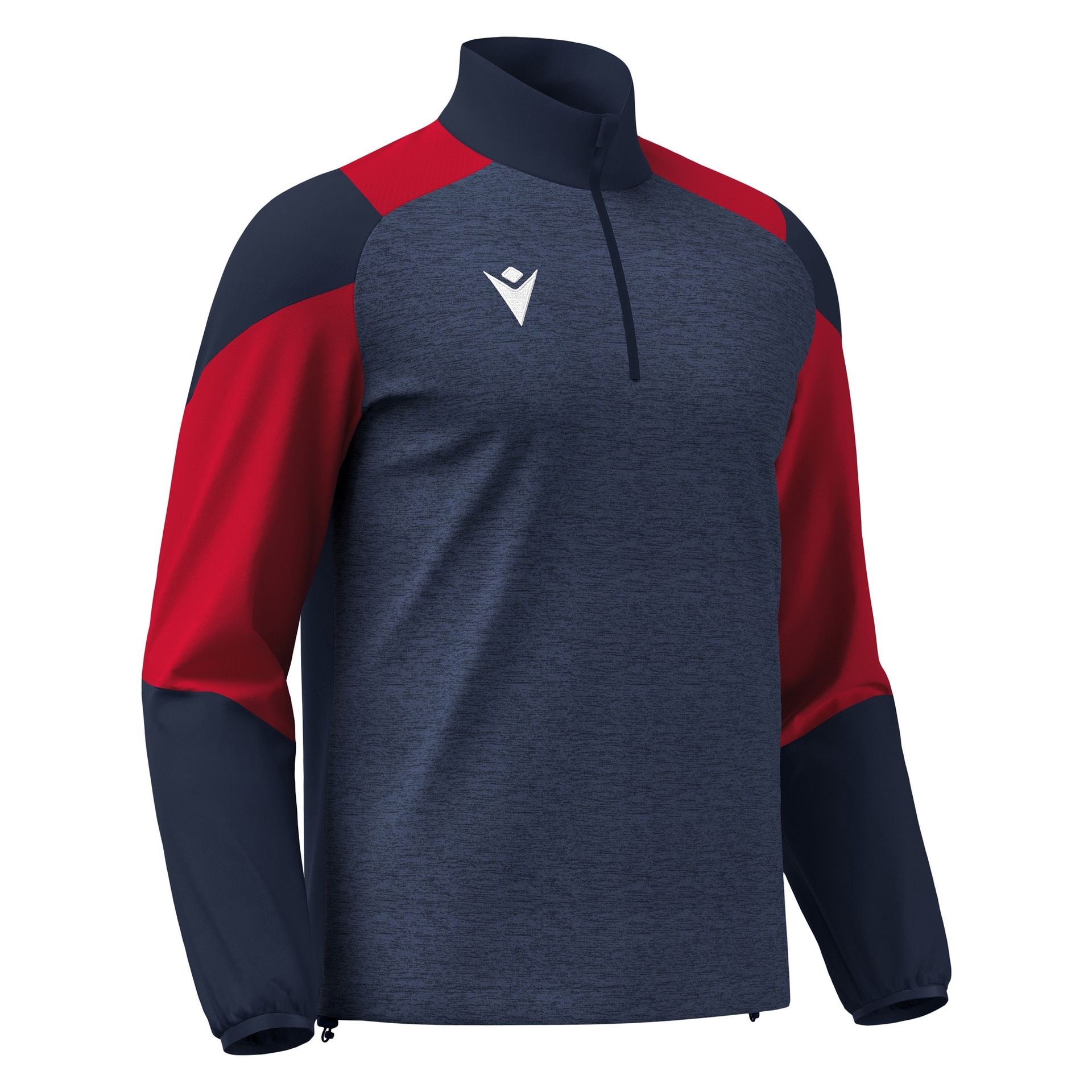 Macron Cuzco 1/4 Zip Top - navy/rood, foto 3 van 5