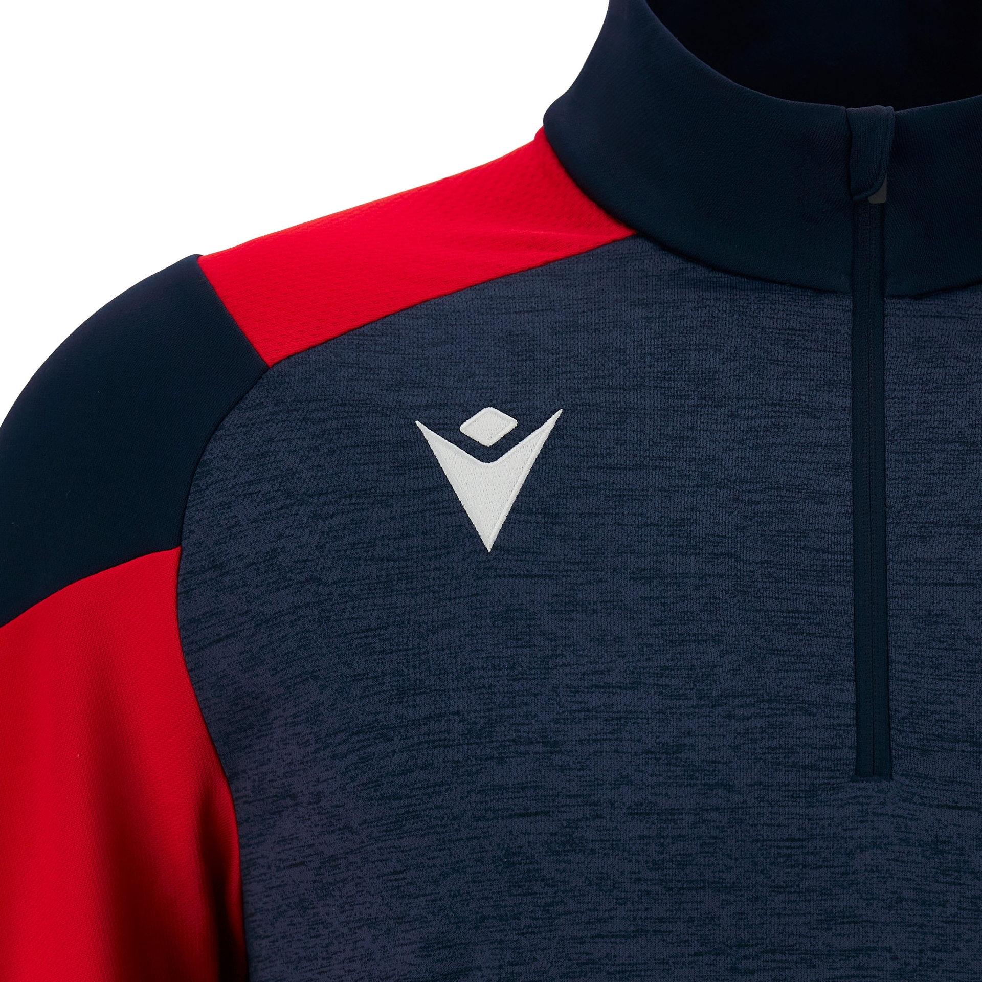 Macron Cuzco 1/4 Zip Top - navy/rood, foto 4 van 5