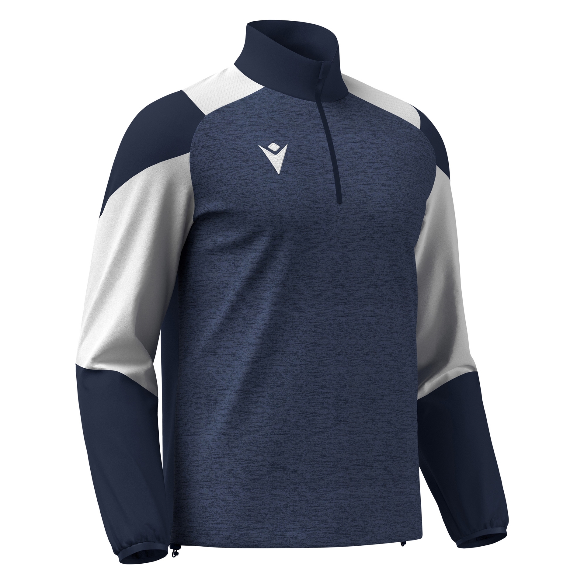 Macron Cuzco 1/4 Zip Top - navy/wit, foto 3 van 5