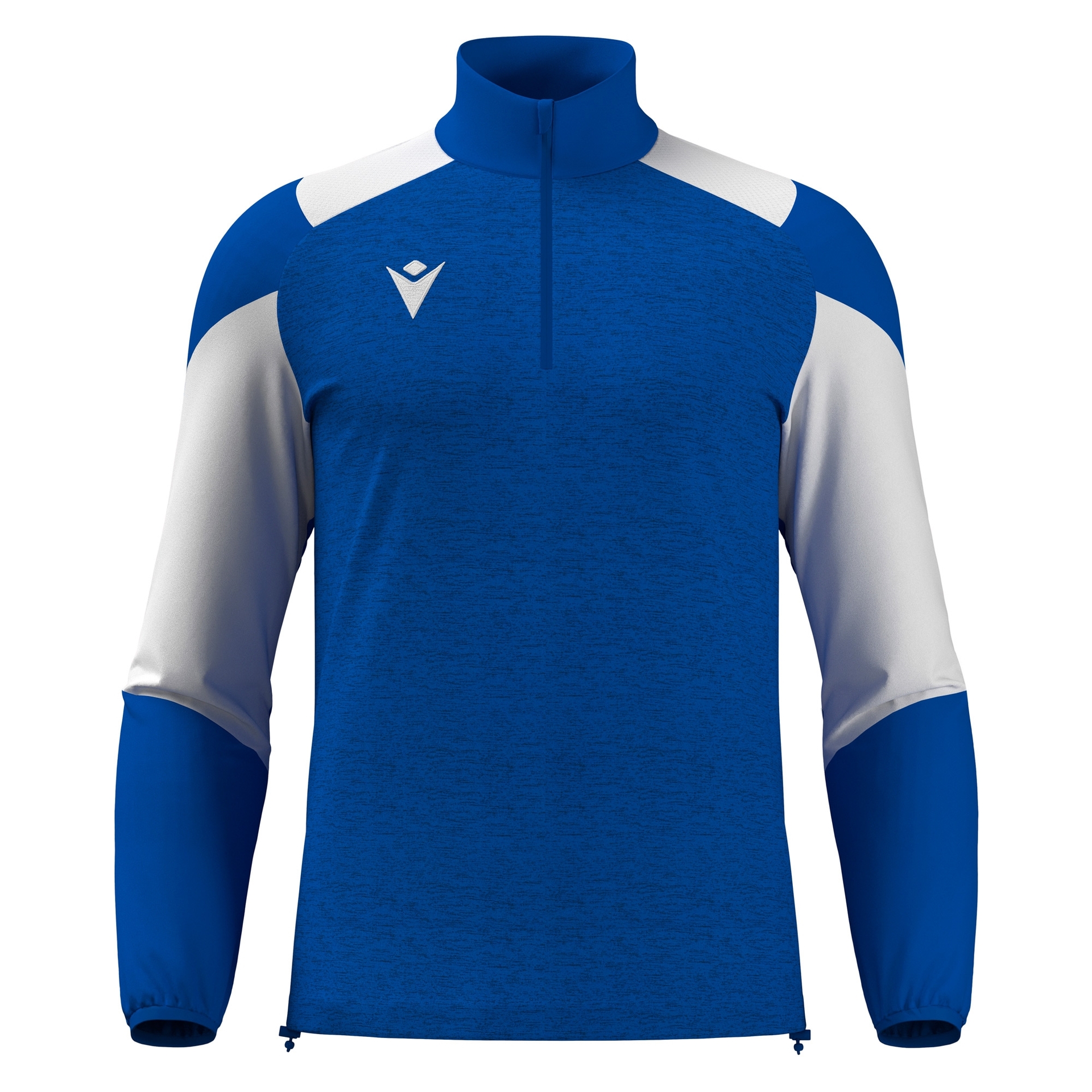 Macron Cuzco 1/4 Zip Top - blauw/wit