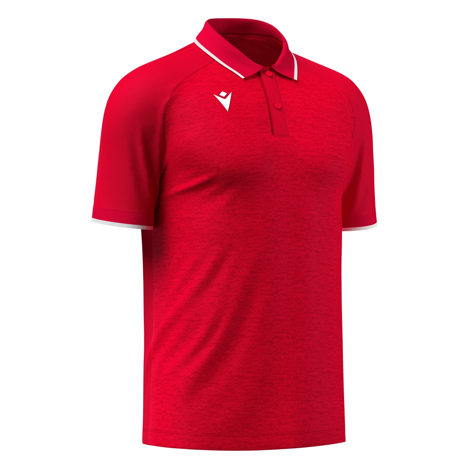 Macron Aulos polo - rood, foto 2 van 6