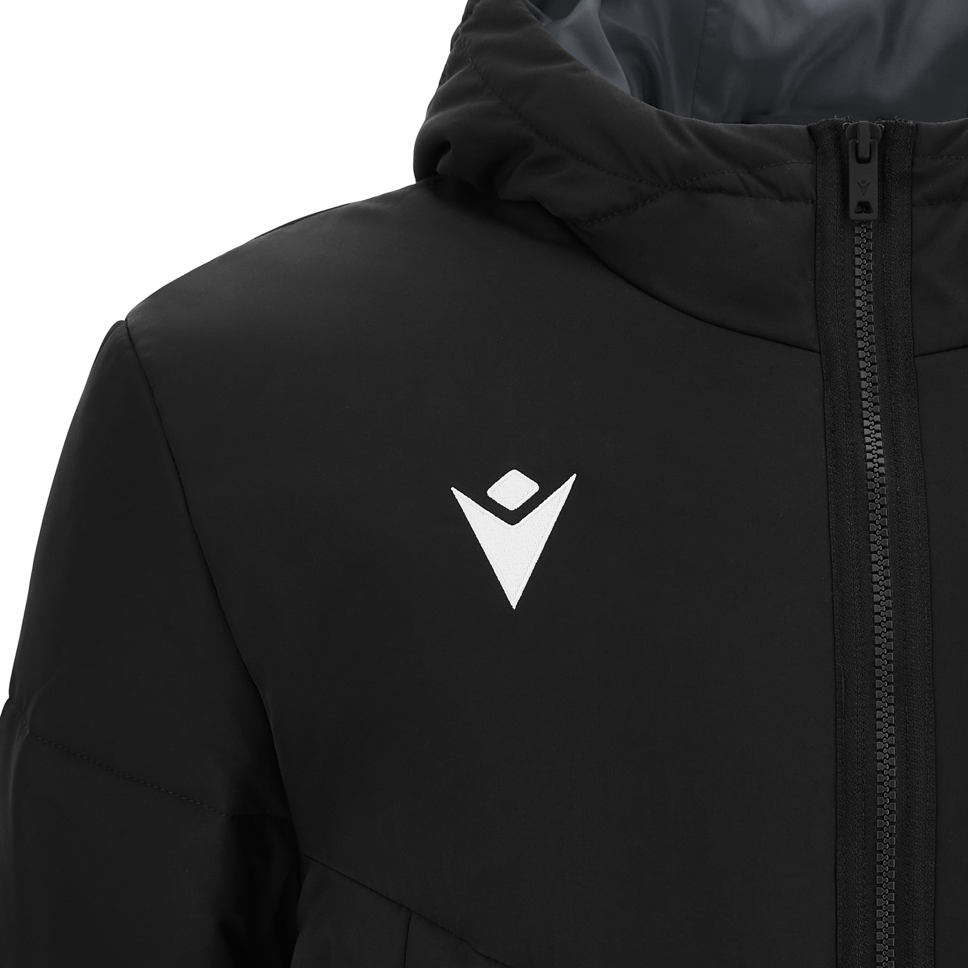 Macron Northland padded long jacket - zwart, foto 4 van 6