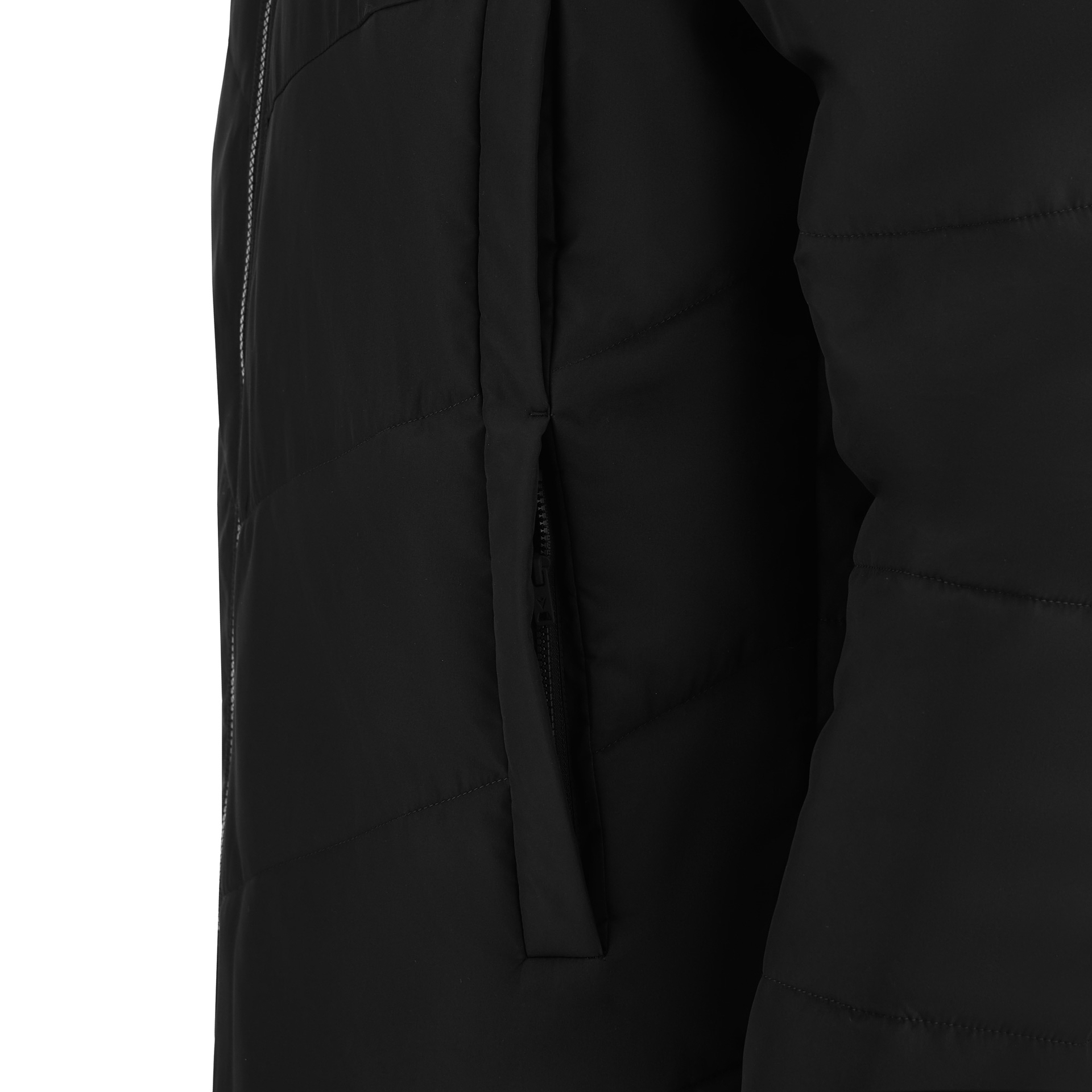 Macron Northland padded long jacket - zwart, foto 5 van 6