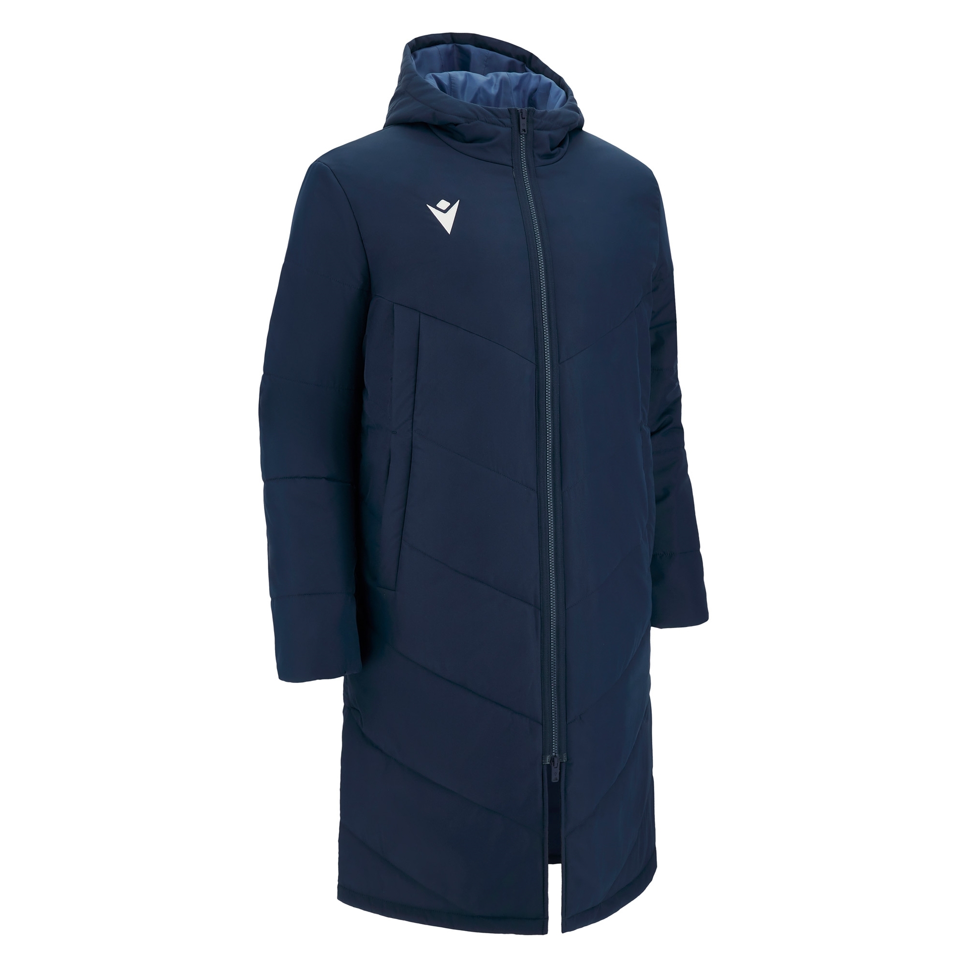 Macron Northland padded long jacket - navy, foto 2 van 6
