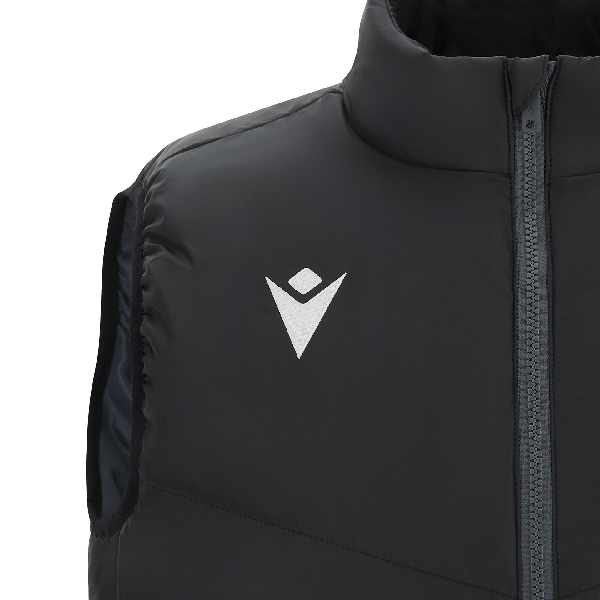 Macron Coldmire padded bodywarmer - zwart, foto 3 van 6