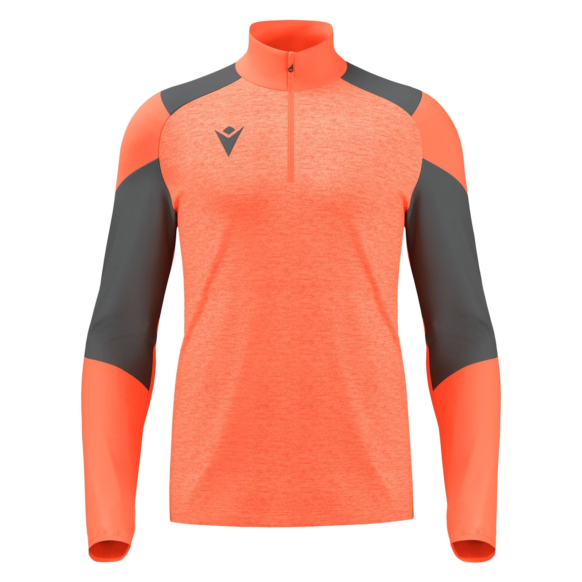 Macron Izel 1/4 Zip Top - neon coral
