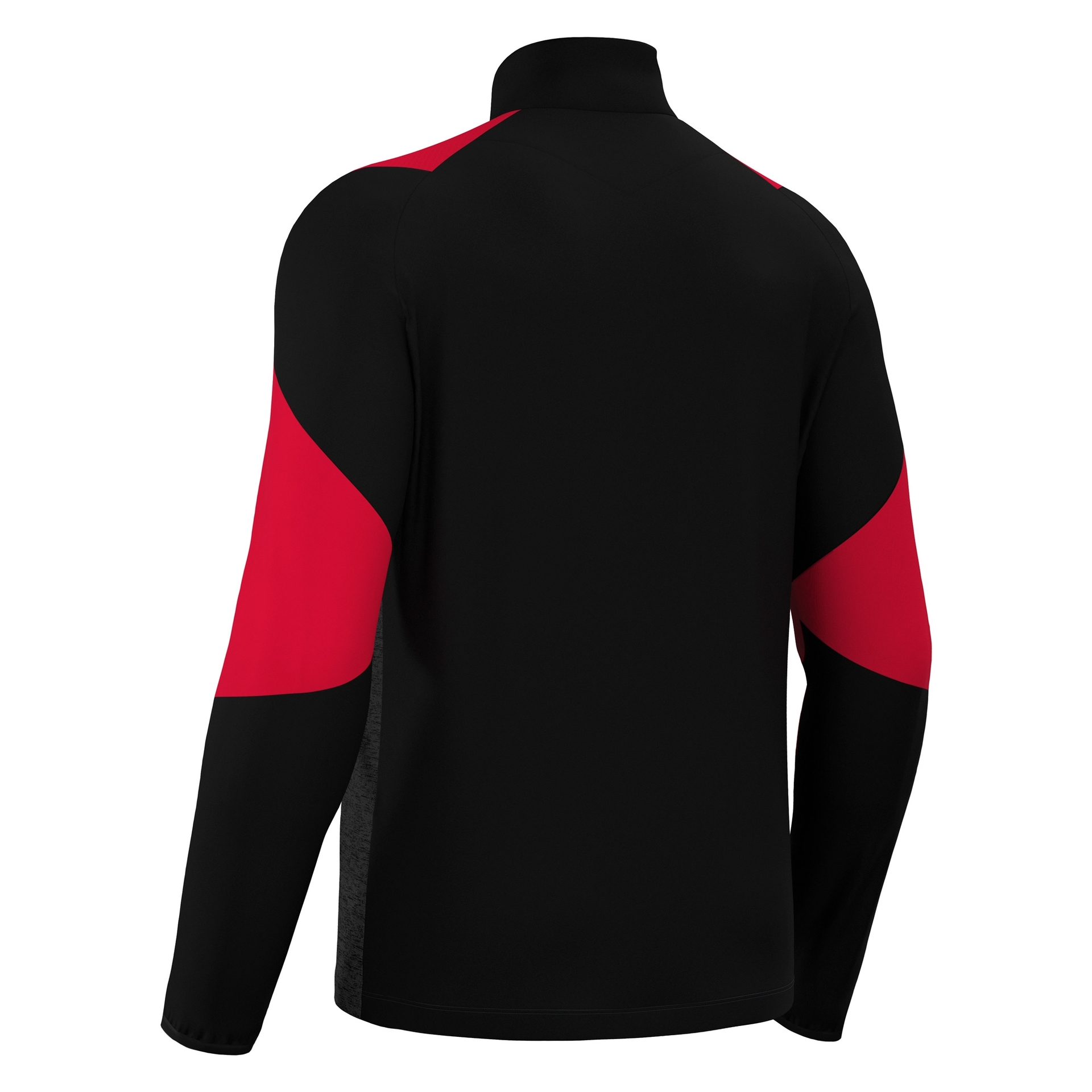Macron Izel 1/4 Zip Top - zwart/rood, foto 2 van 5