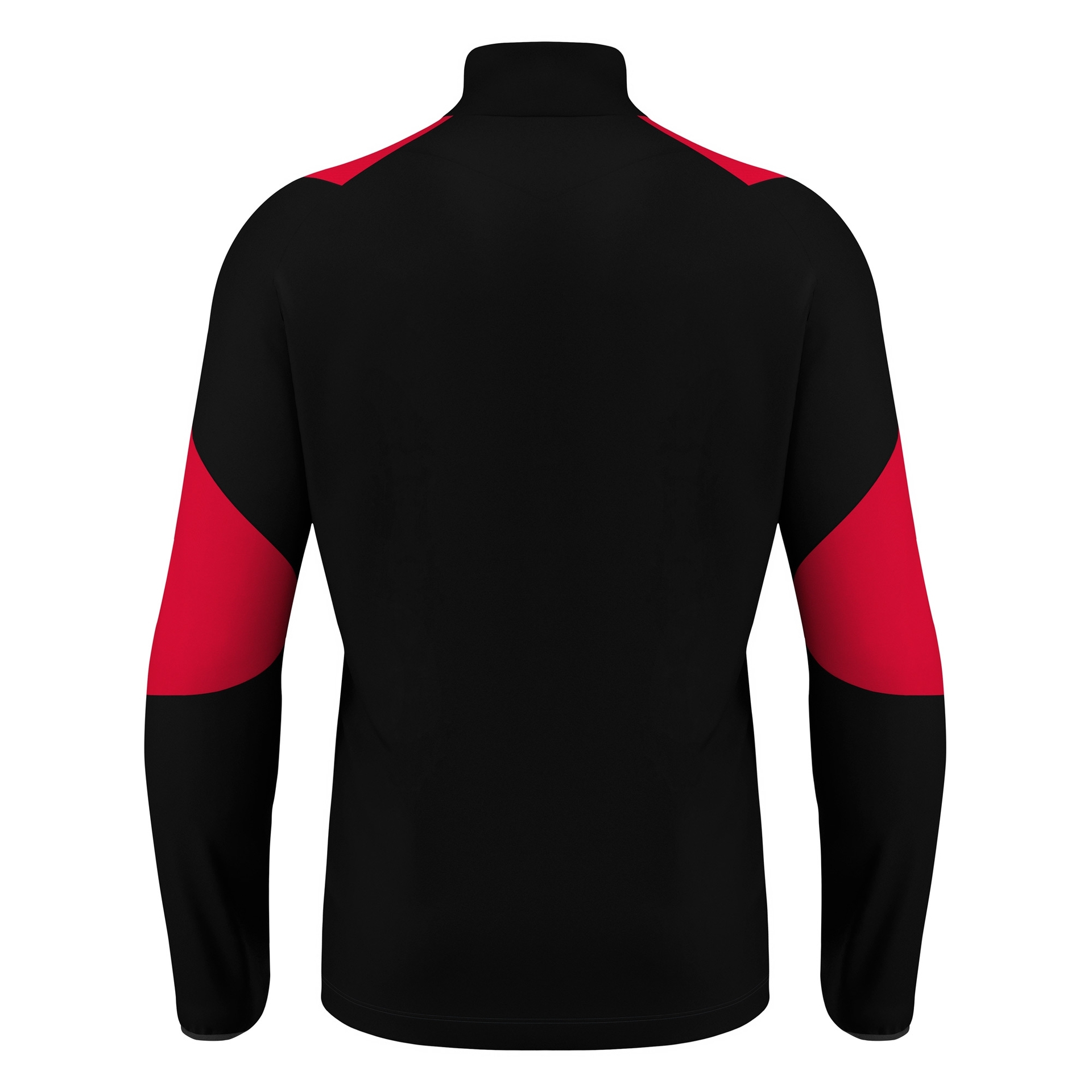 Macron Izel 1/4 Zip Top - zwart/rood, foto 5 van 5