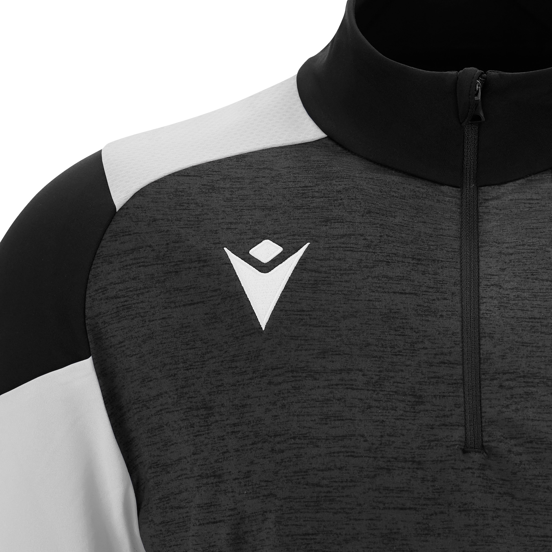 Macron Izel 1/4 Zip Top - zwart/wit, foto 4 van 5