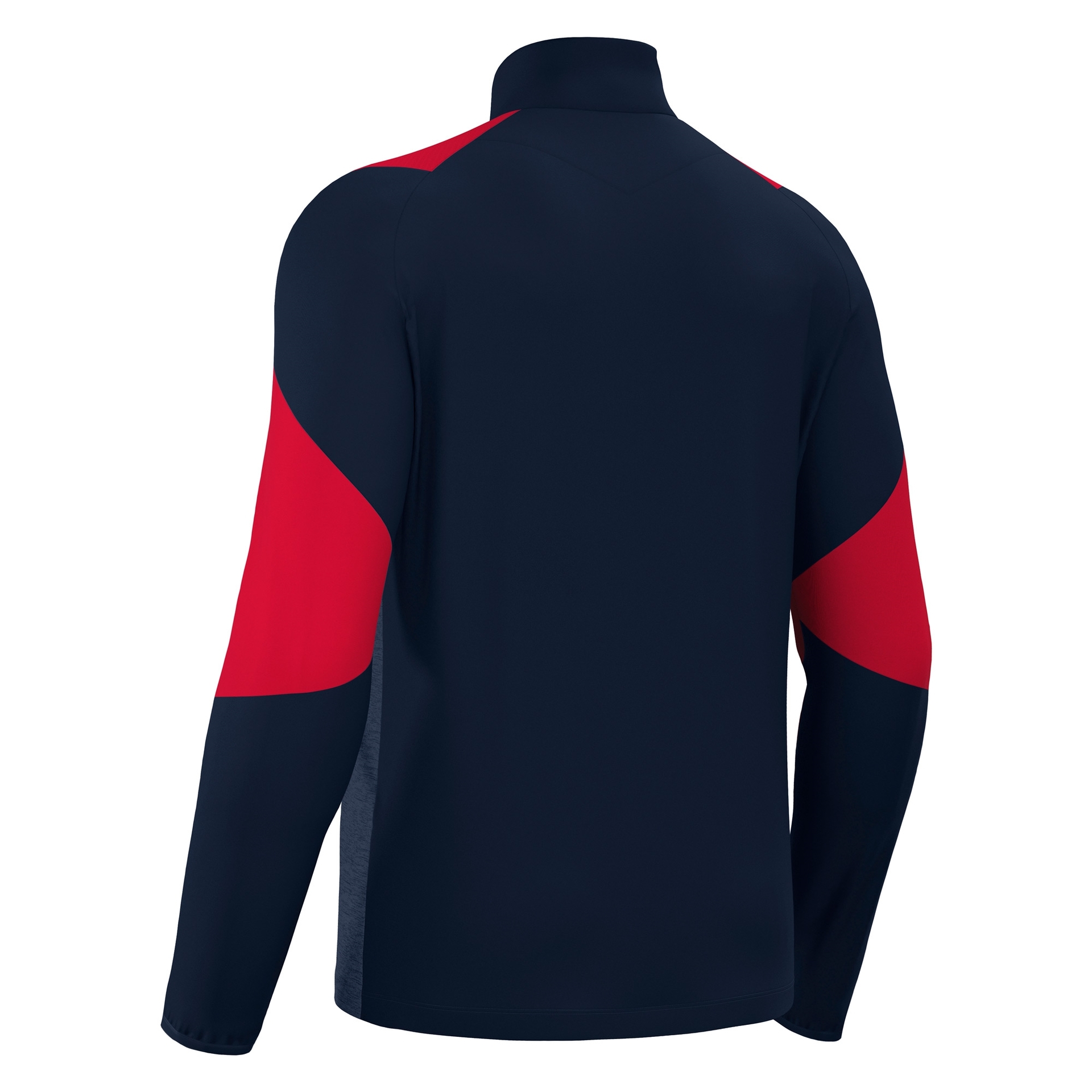 Macron Izel 1/4 Zip Top - navy/rood, foto 2 van 5
