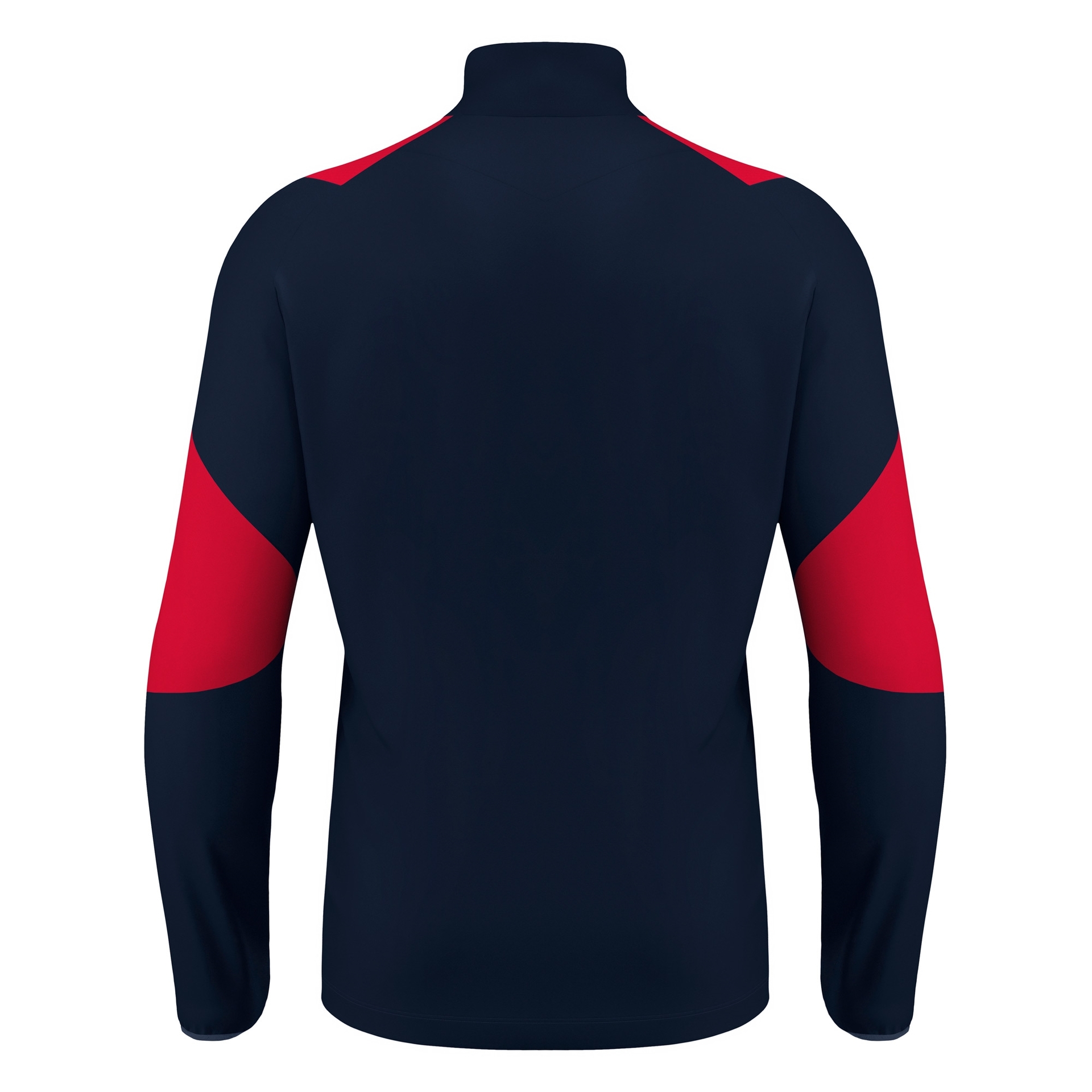 Macron Izel 1/4 Zip Top - navy/rood, foto 5 van 5